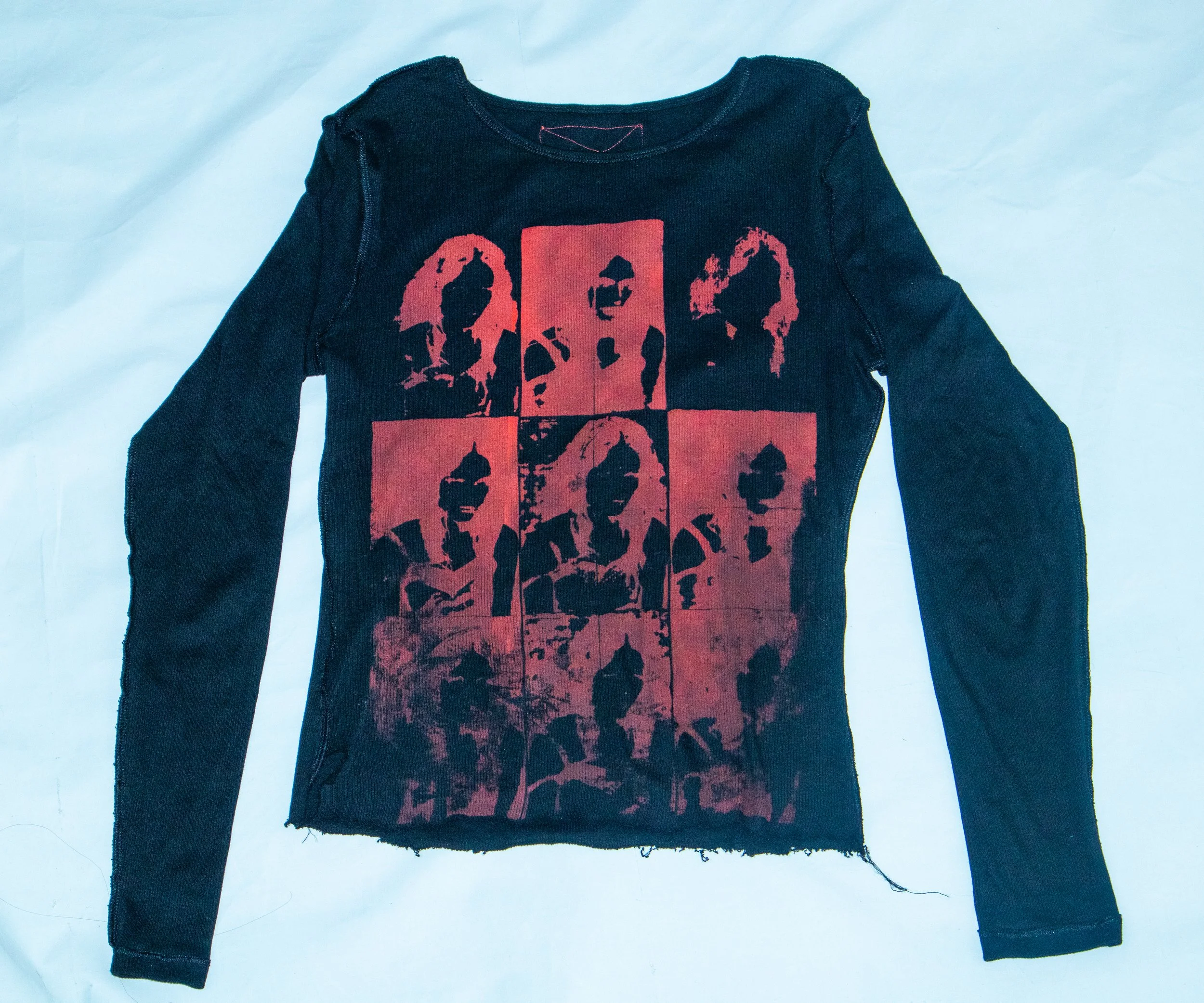 Screen printed by hand for Flesh & Spirit.