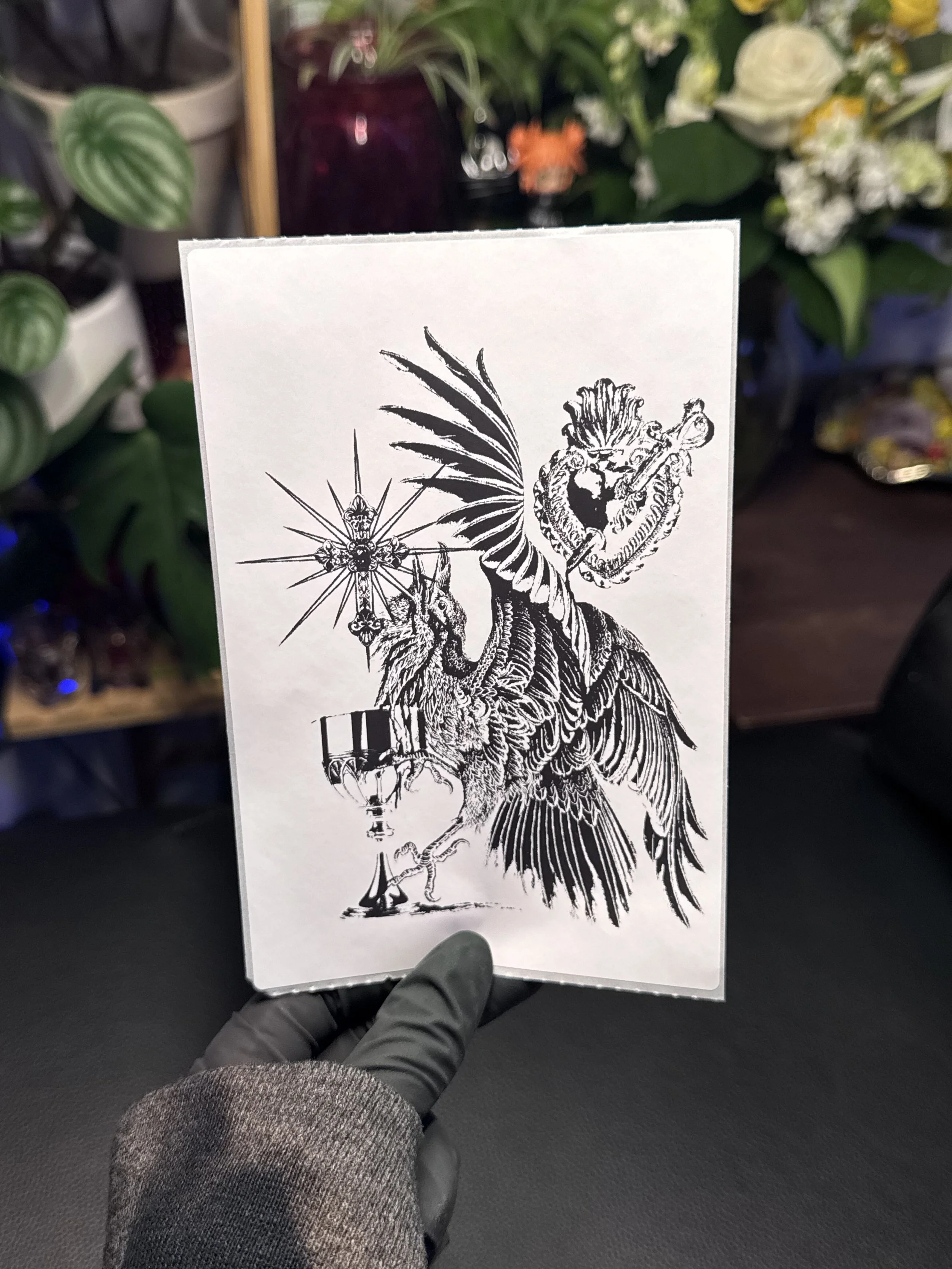 Bleeding Crow Sticker