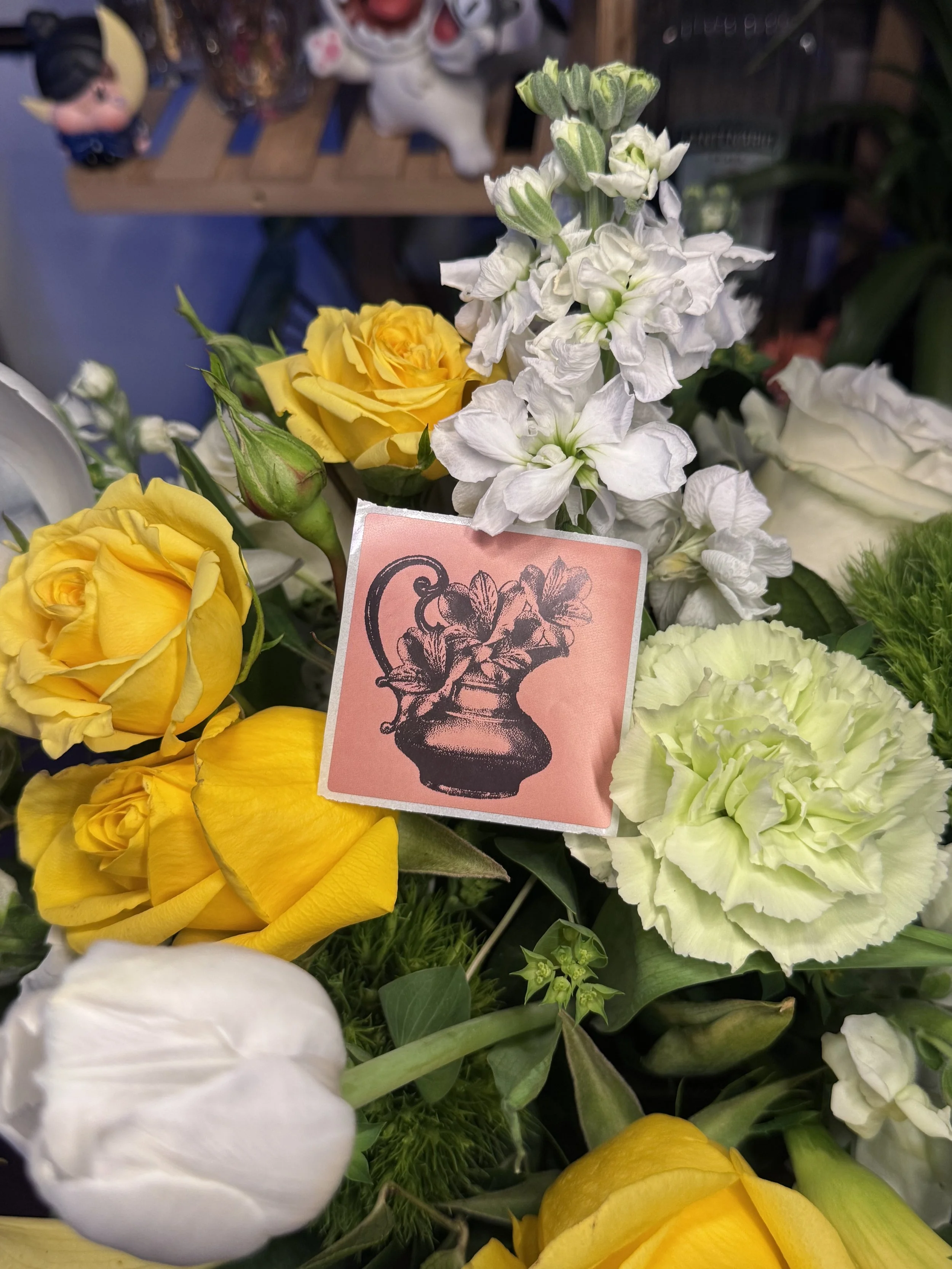 Vase Sticker