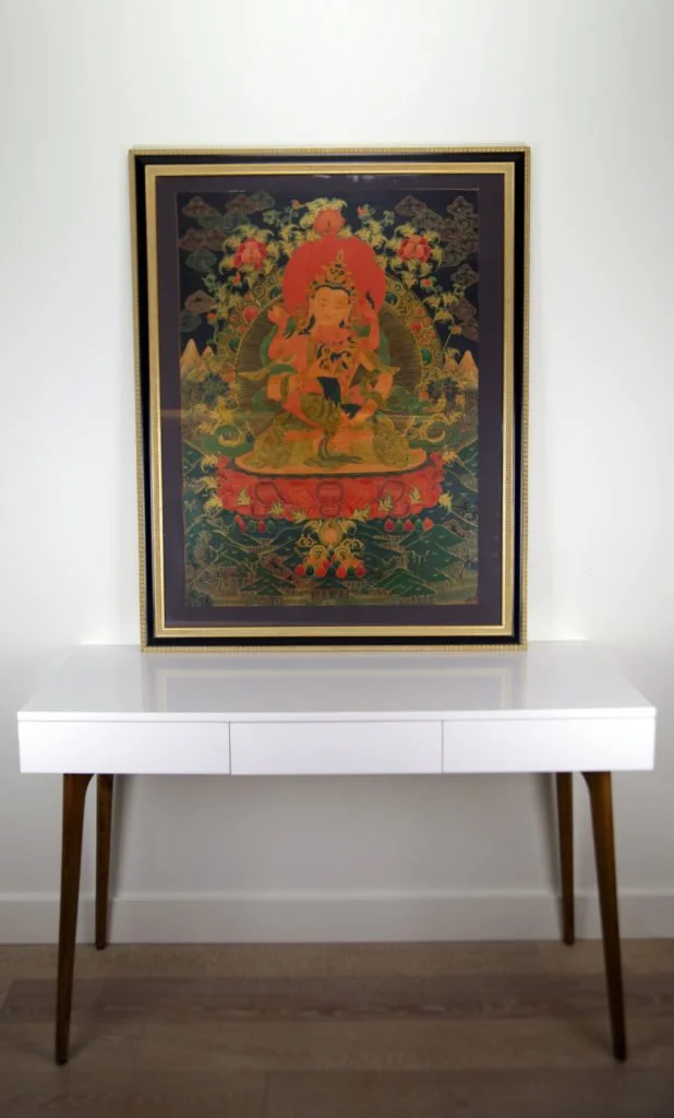 Green Tara Antique Painting