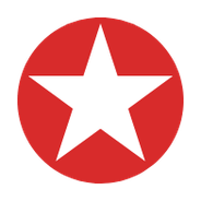 White star inside a red circle