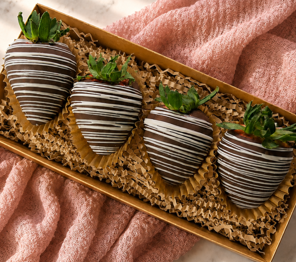 Chocolate-Covered Strawberries (Add-On – 4pc)