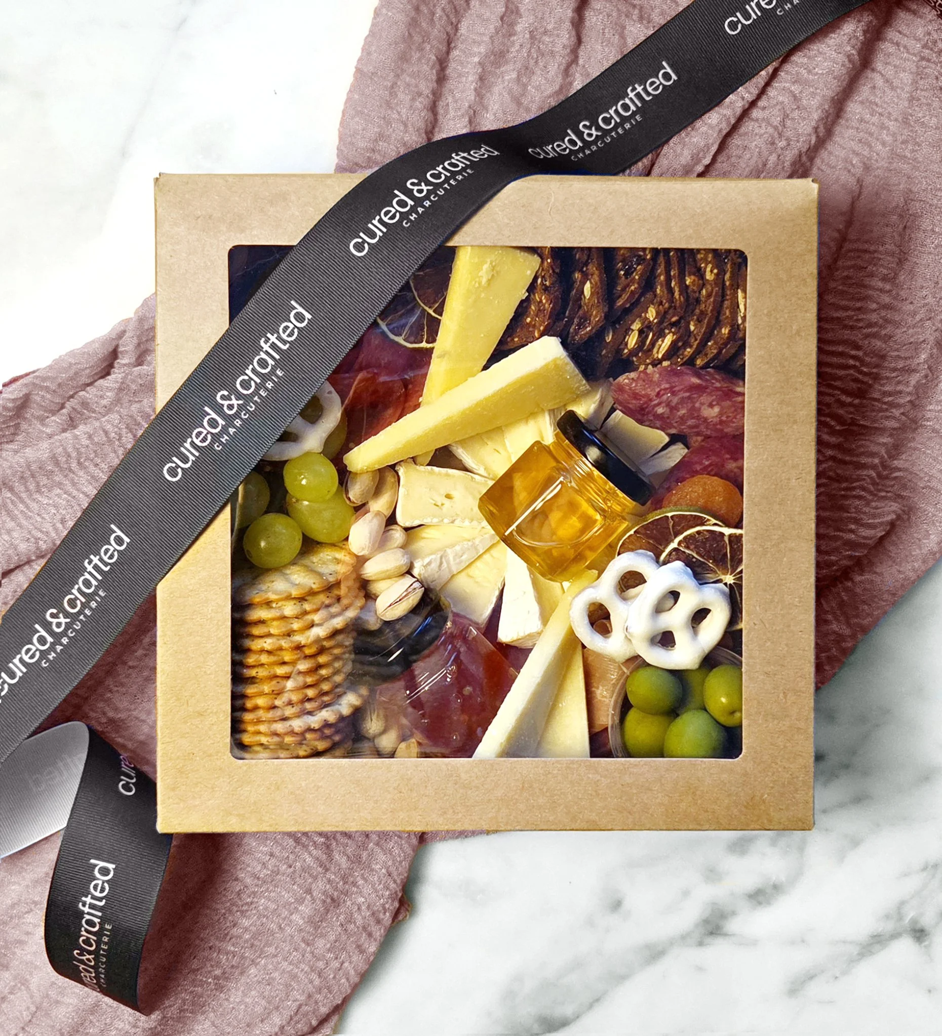 Small Charcuterie Box (Serves 2–4)