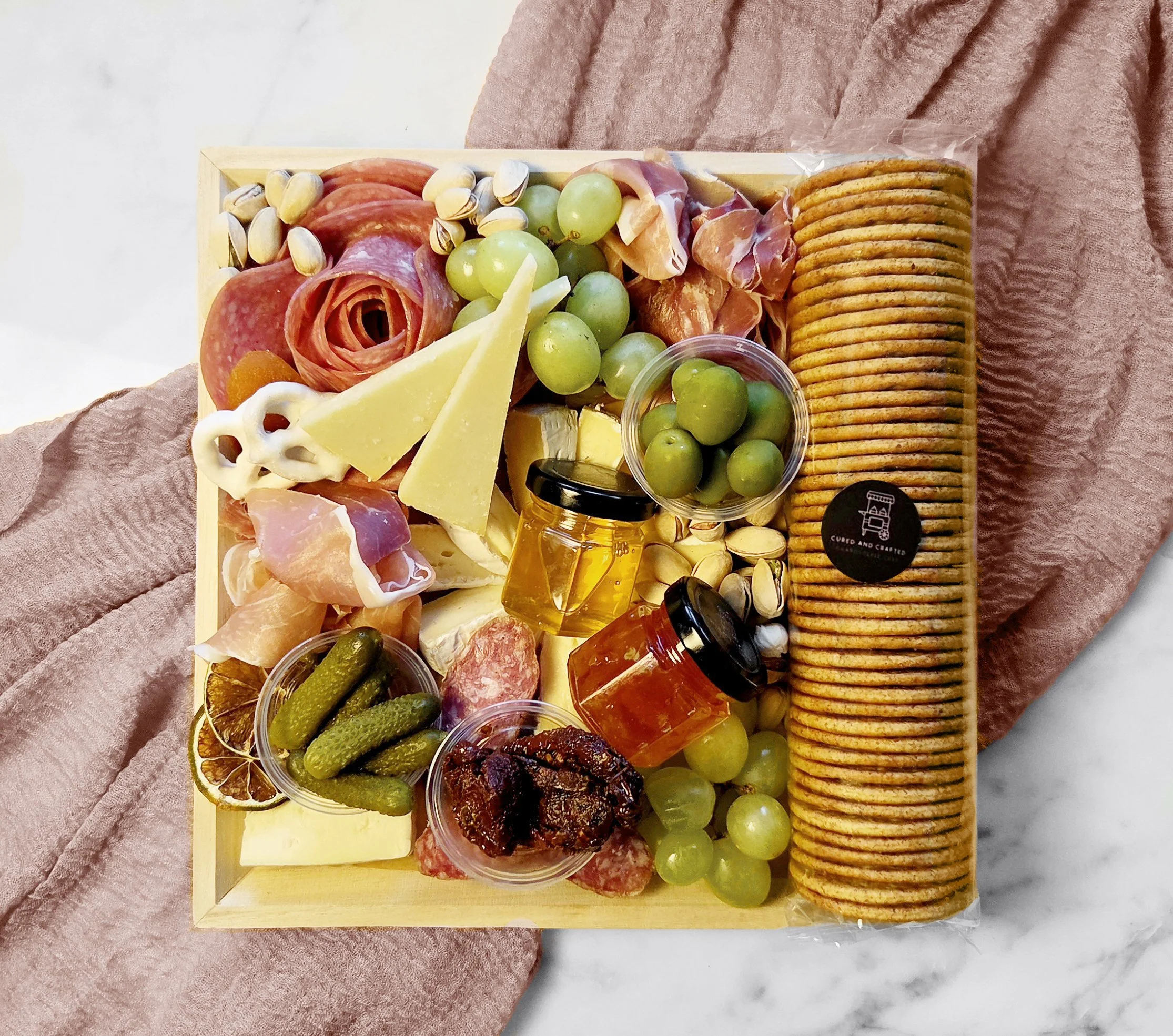 Medium Charcuterie Board (Serves 4–6)