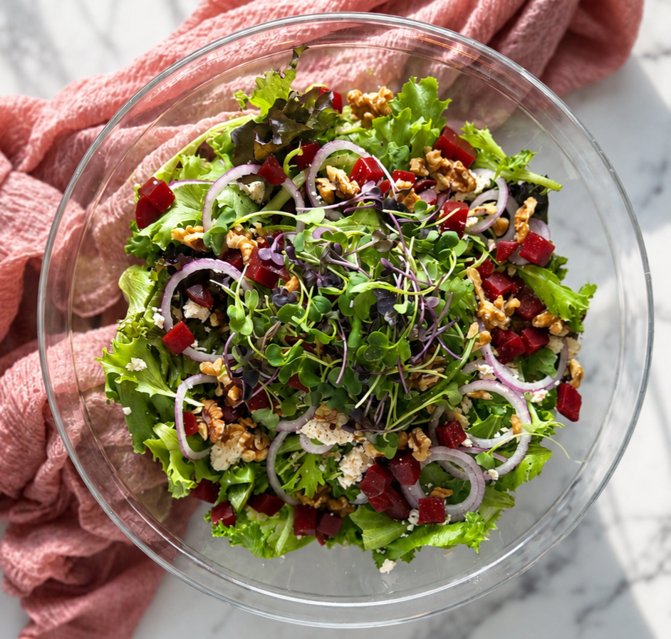 Sweet & Earthy Mixed Greens