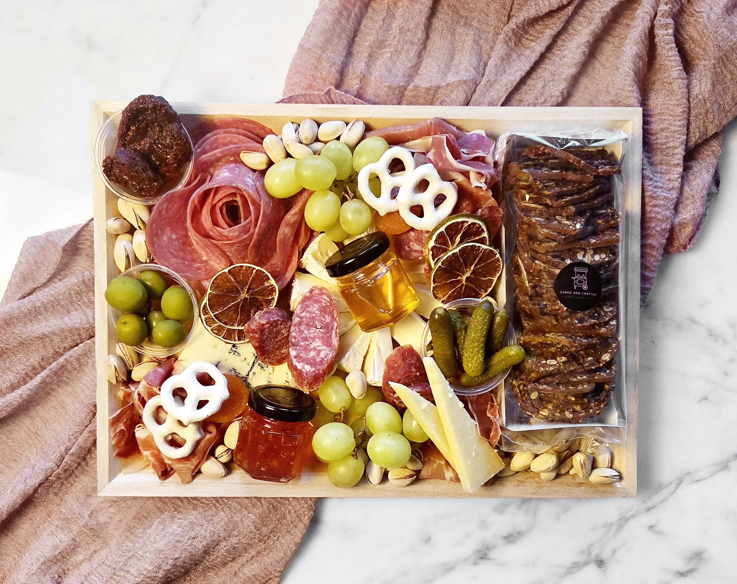Large Charcuterie Board (Serves 6–9)