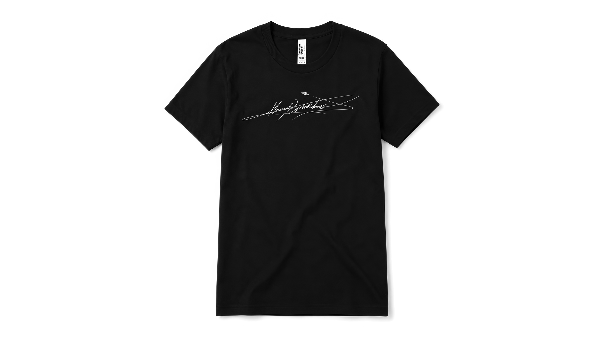Heavenly Signature Black Tee front