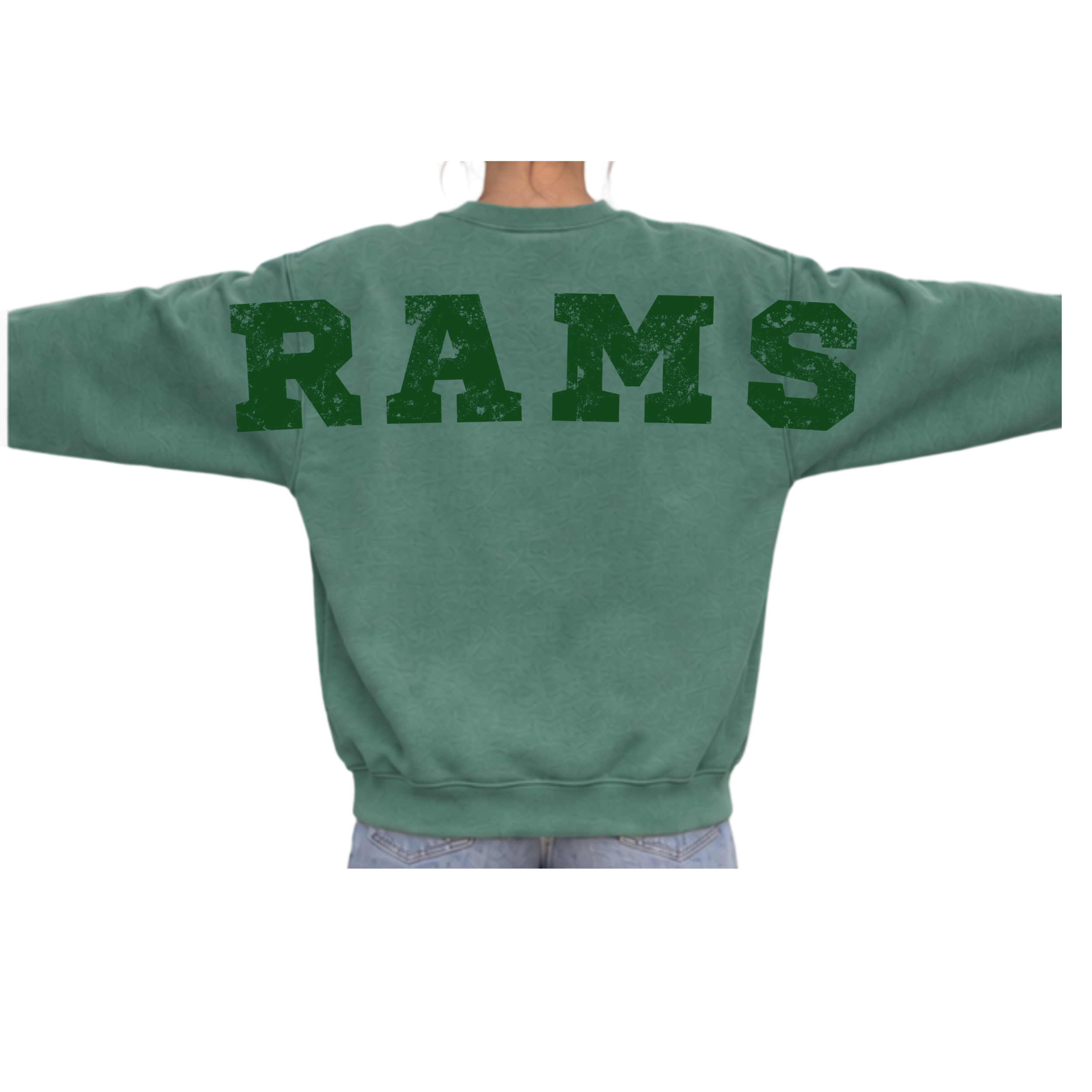 Billings Central Rams on Back