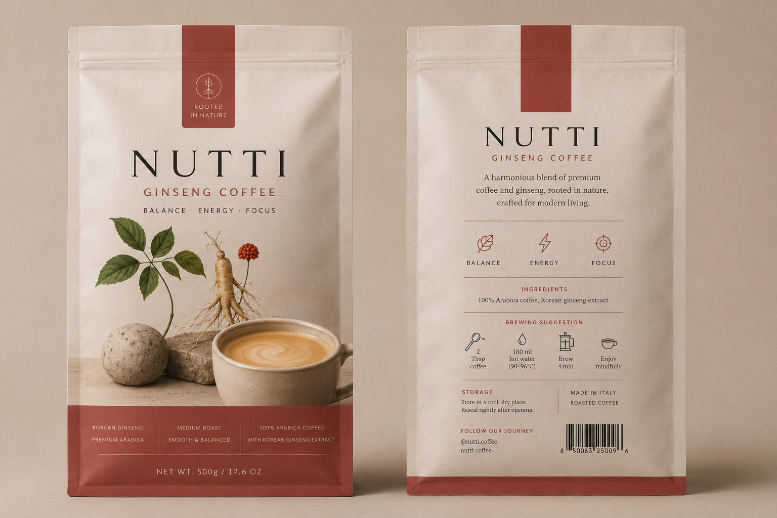 Ginseng Coffee, Lactose Free