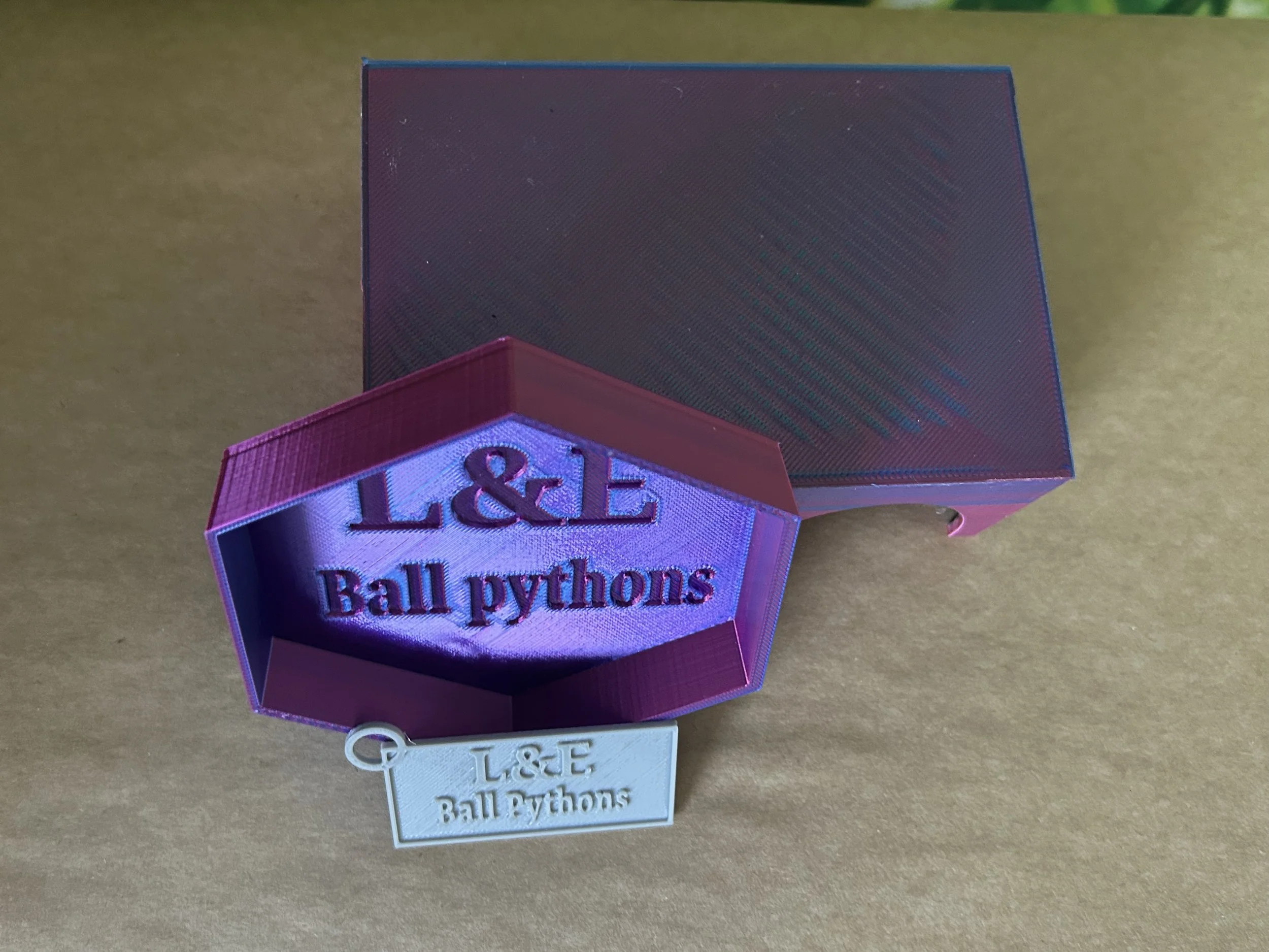 3D printed starter bundle - ball python vivarium accessory set