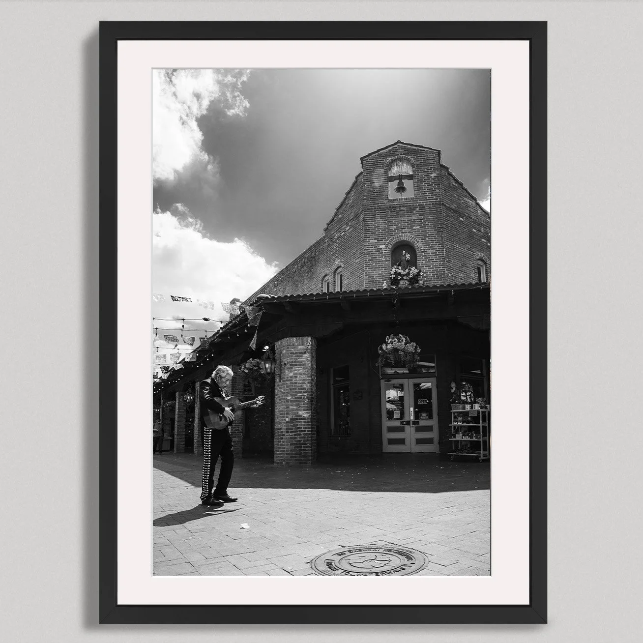 Mariachi at the Market Square (High Quality Photography Print)
