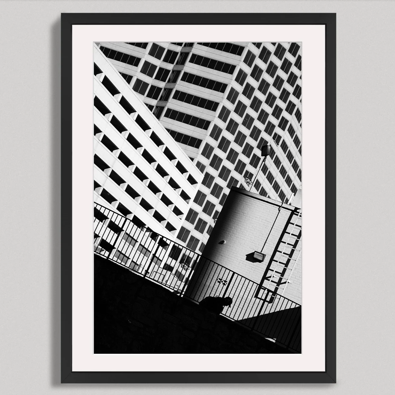 Kafkaesque Architecture in San Antonio (High Quality Photography Print)