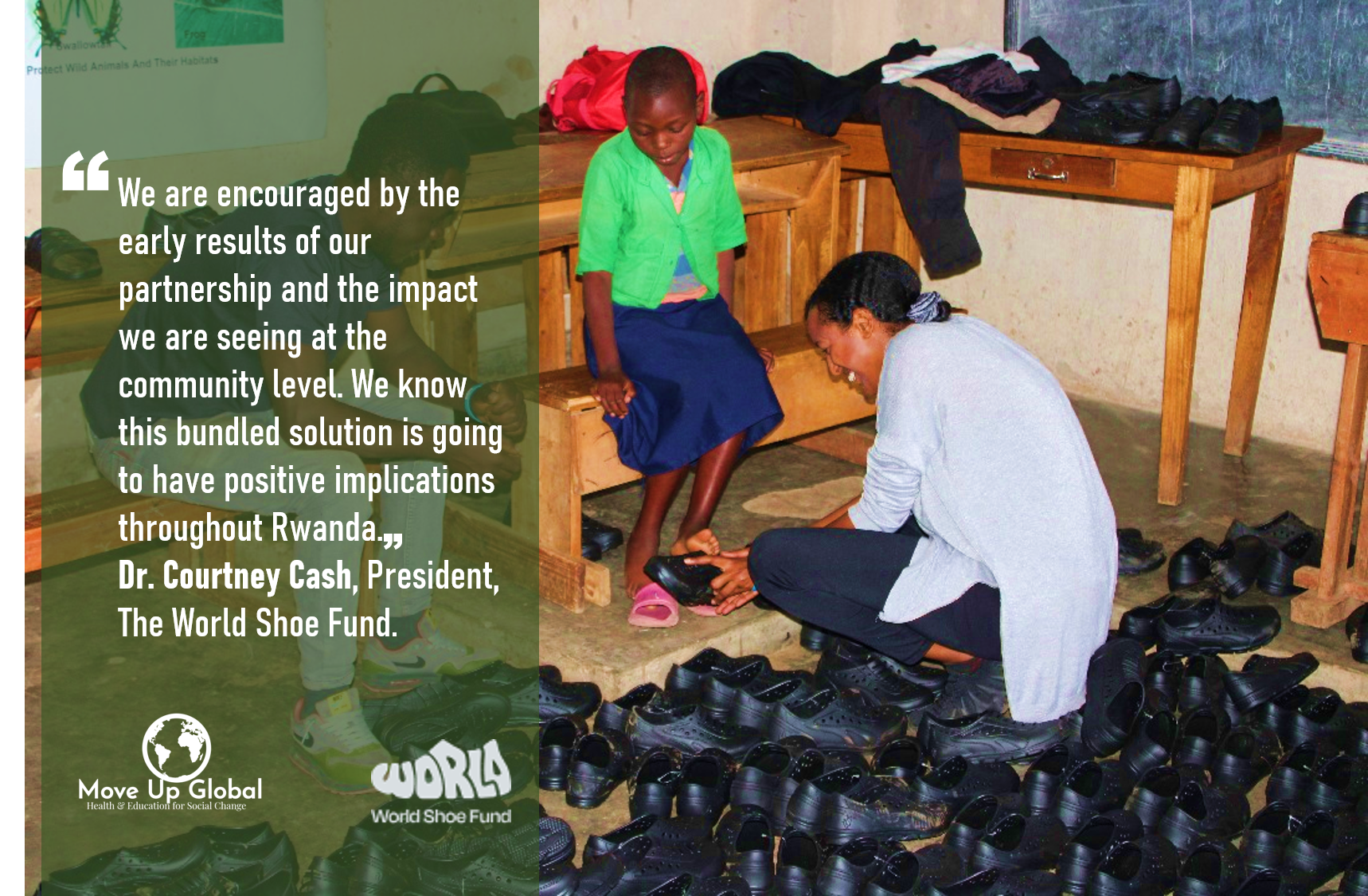 Move Up Global and World Shoe Fund Join Forces to Fight Neglected Tropical Diseases in Rural Rwanda