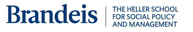 Brandeis University logo with the text 'The Heller School for Social Policy and Management'