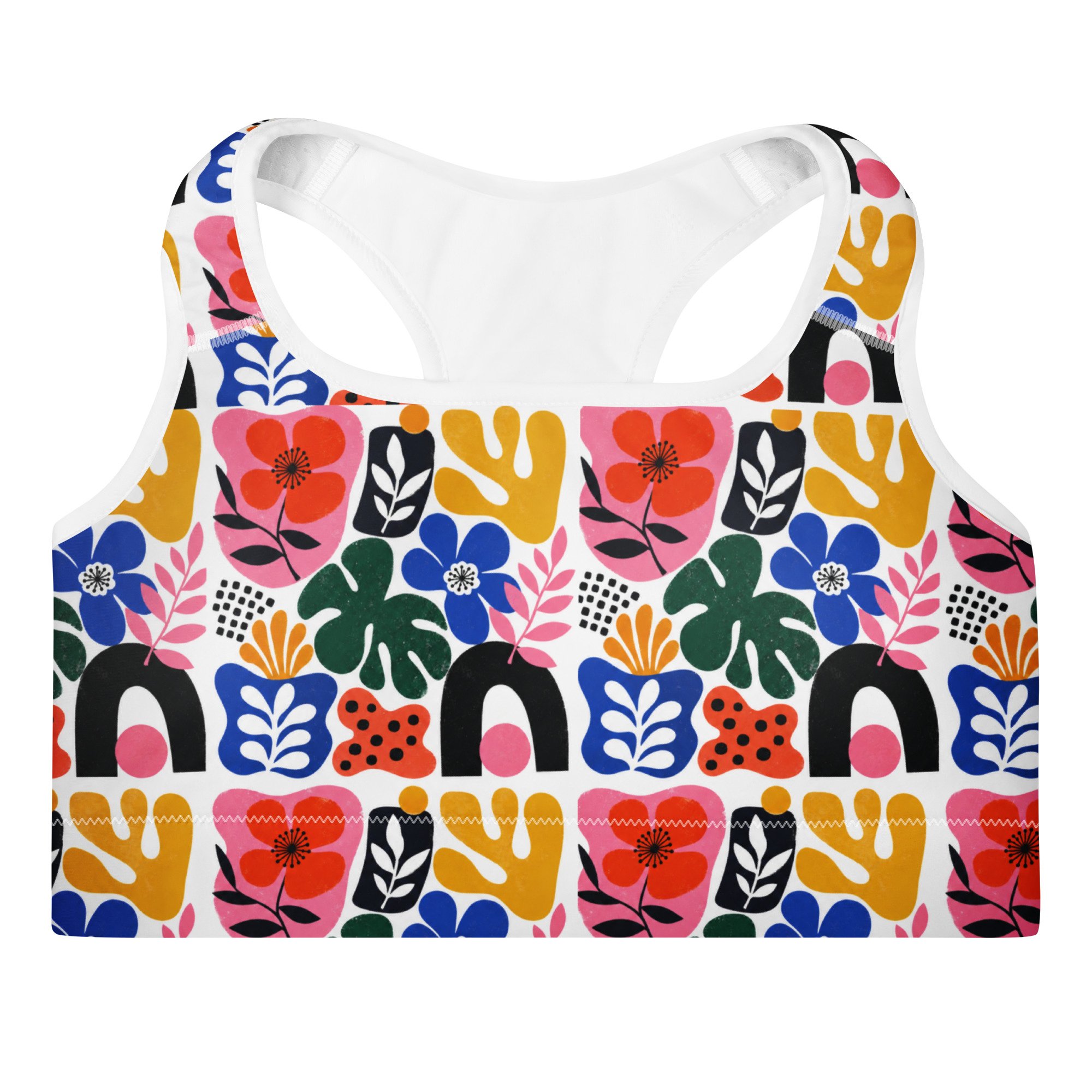 Breathe in Pink Padded Yoga Bra
