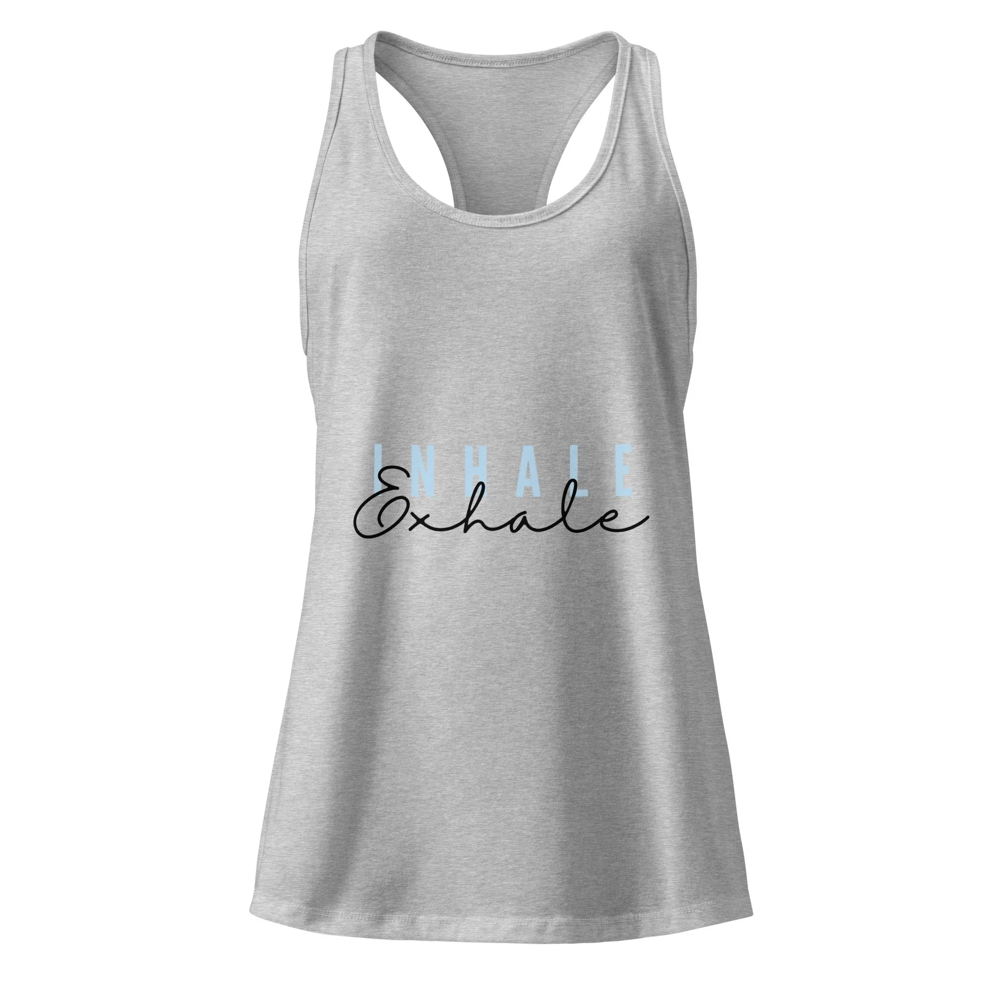 Inhale Exhale Yogi Racerback Tank