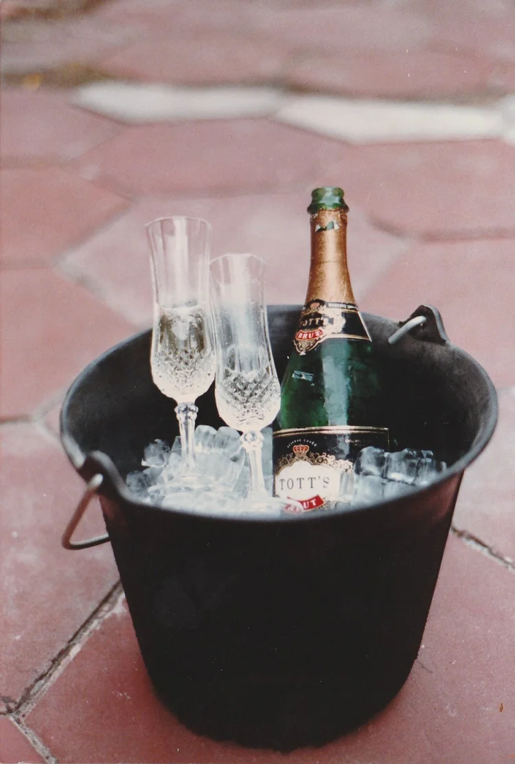 Champagne celebration
