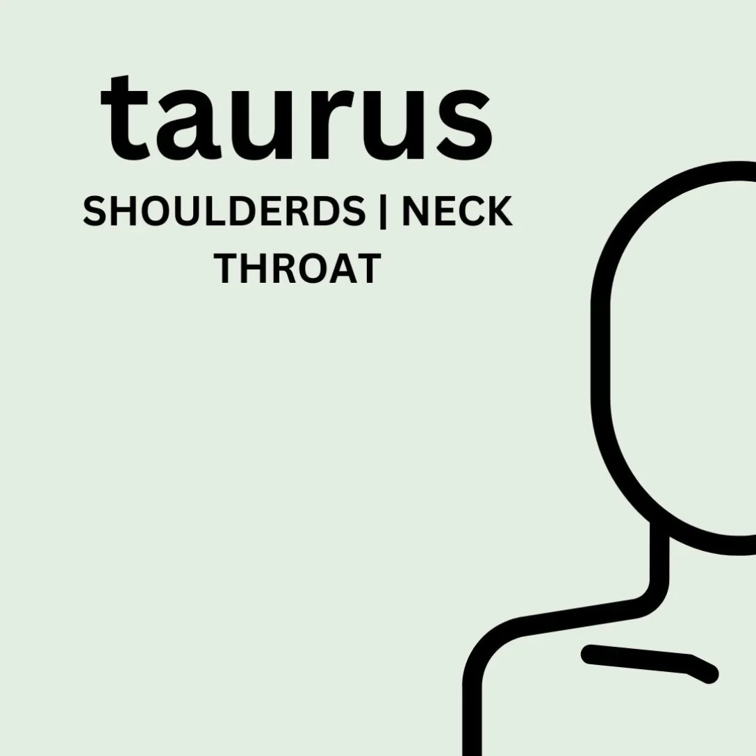 FULL MOON IN TAURUS ♉️ 

TAURUS:
Phrase: &ldquo;I have.&rdquo;
Element: Earth
Mode: Fixed
Ruler: Venus

FULL MOON THEMES: Safety/security, practicality, groundedness, finances, values, comfort.

ASSOCIATED BODY PARTS: Neck, shoulders, throat.

BODYWO