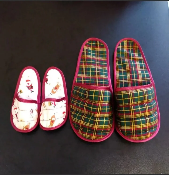 Handmade Festive Christmas Slippers