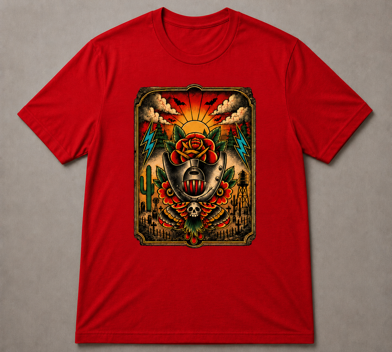 Quiet One - Red Tee.png