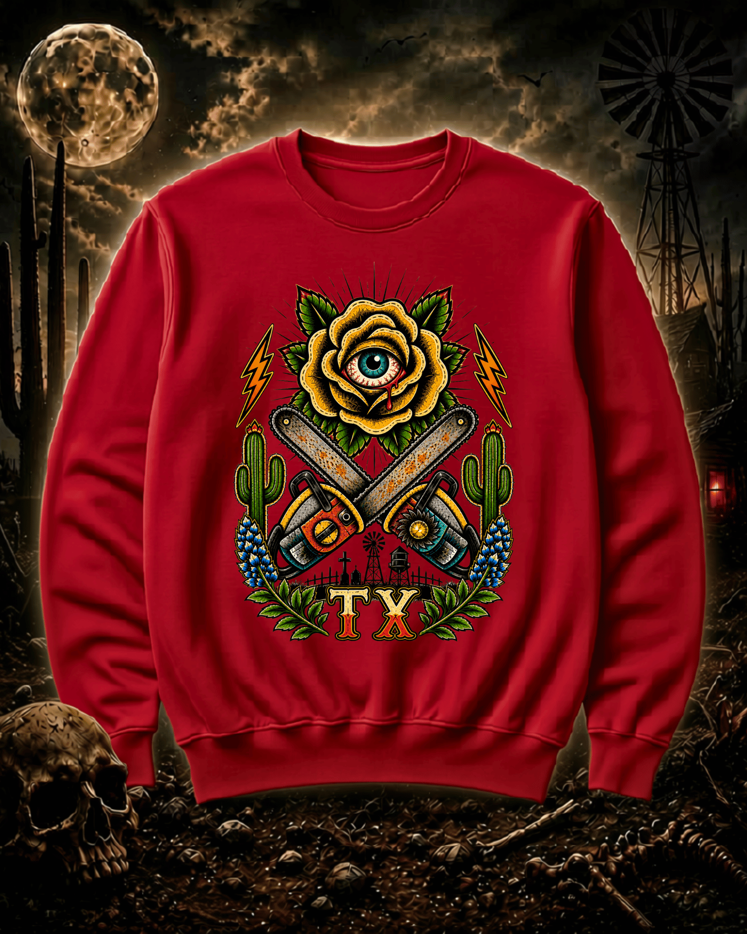 SAW COUNTRY CREWNECK - RED (2).png