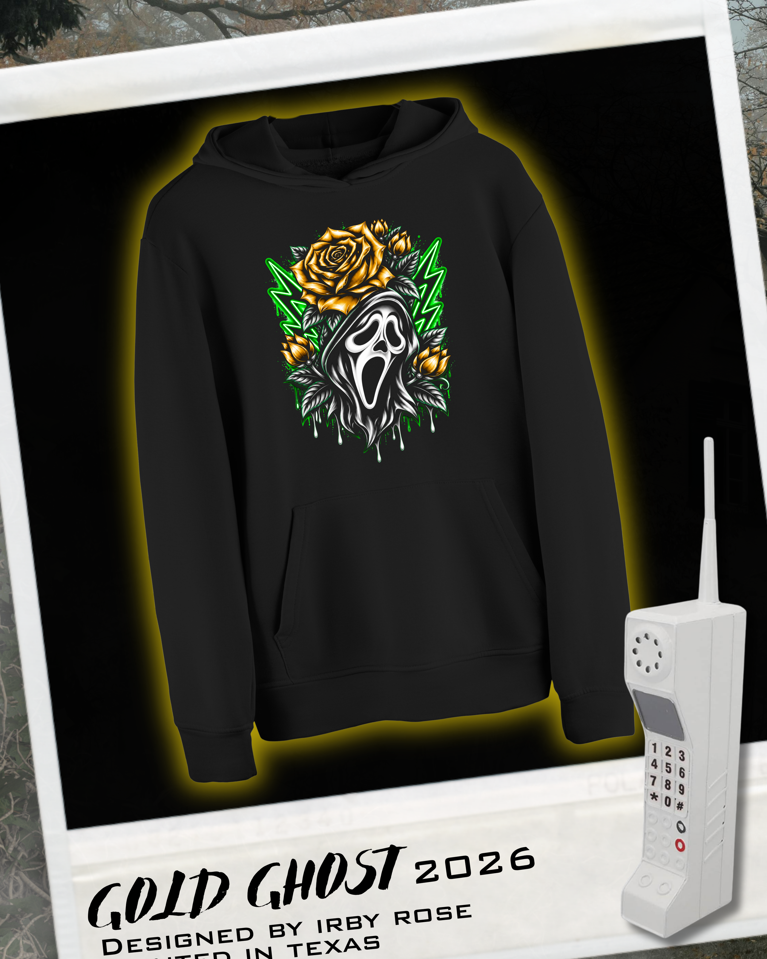 Gold Ghost Hoodie