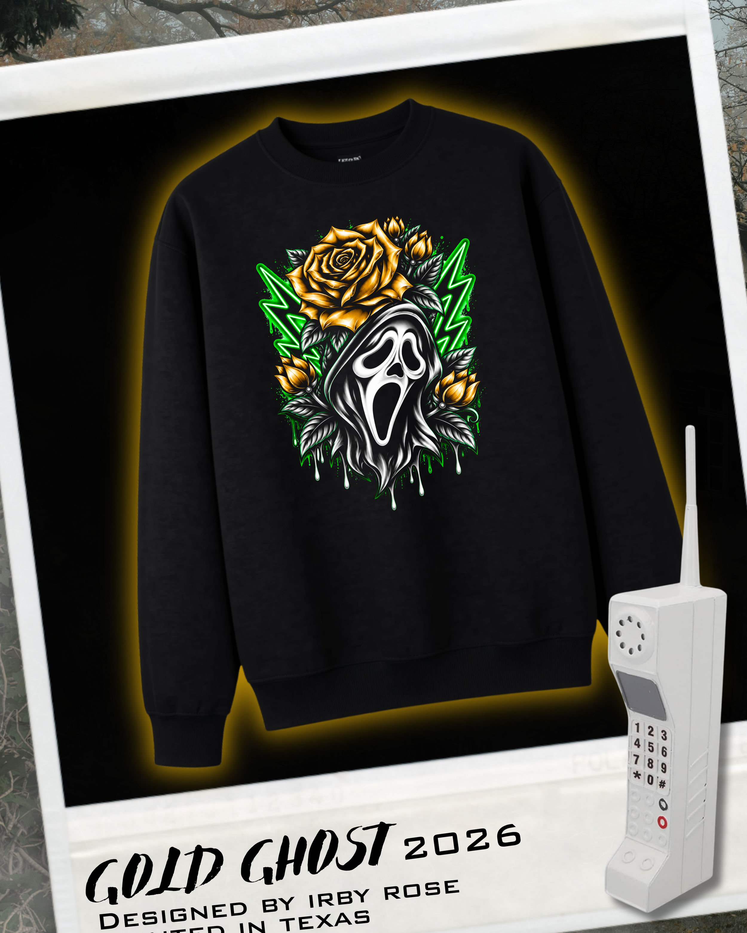 Gold Ghost Crewneck
