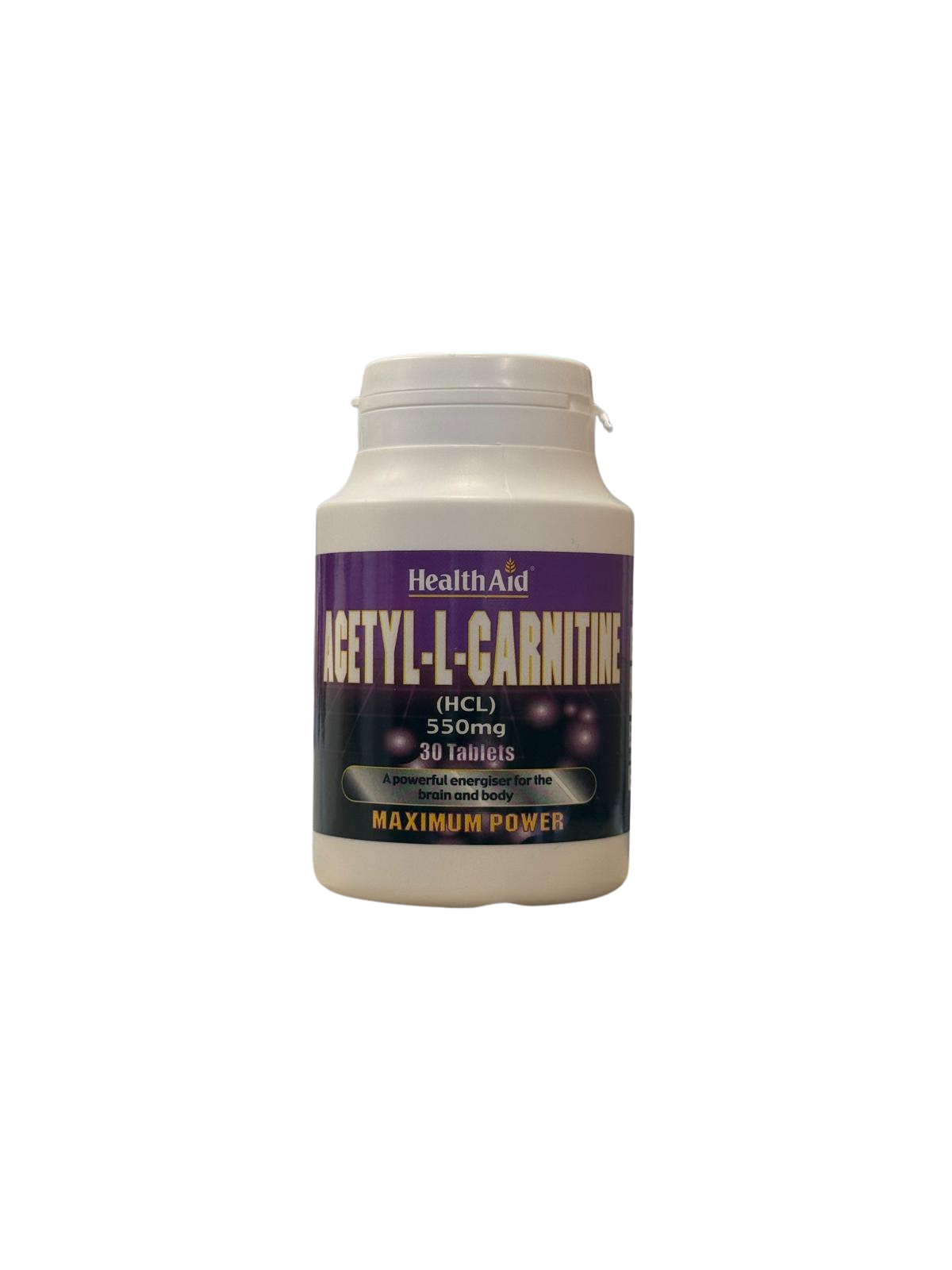 Health Aid Acetyl-L-Carnitine 550mg