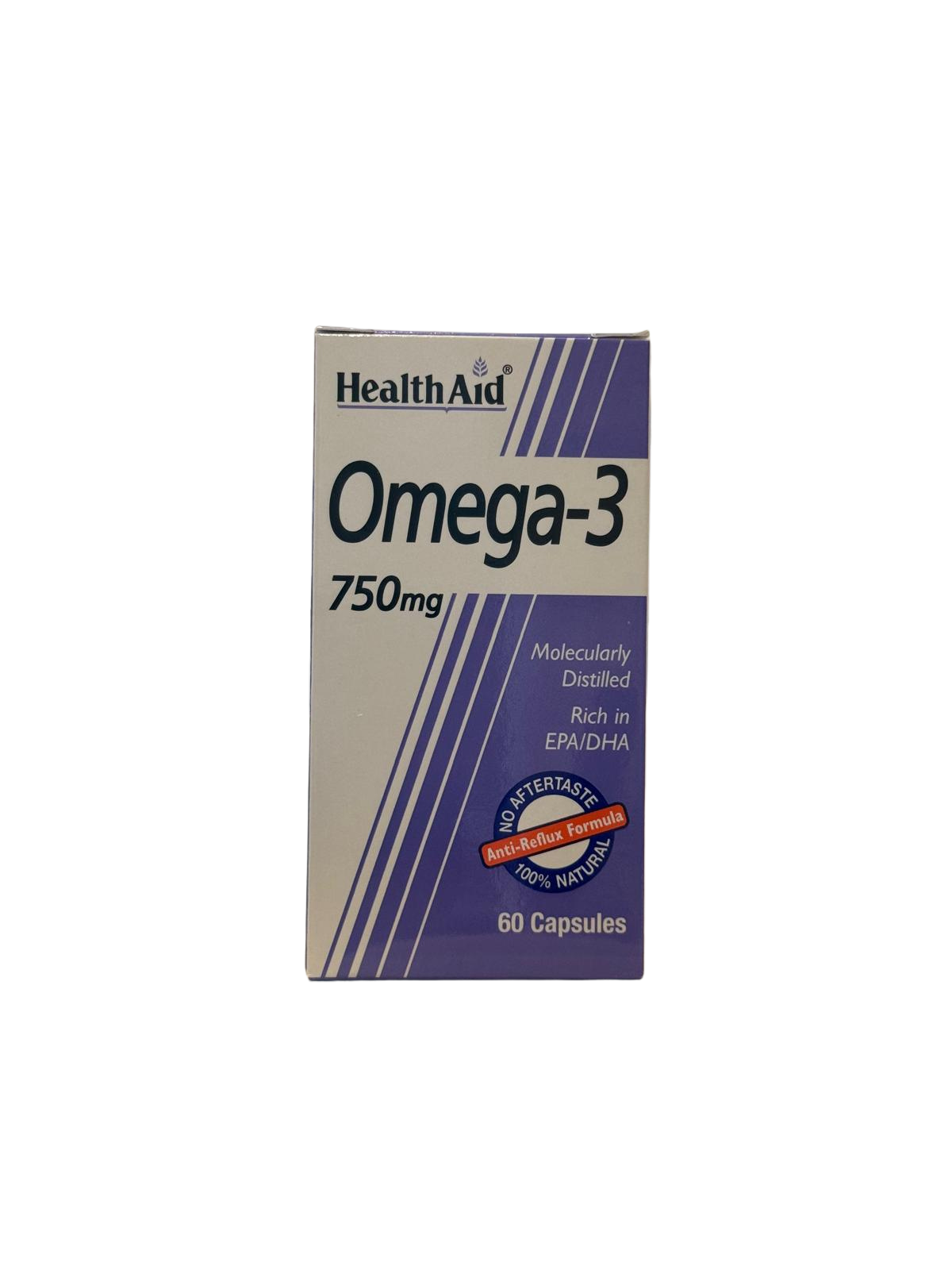 Health Aid Omega-3 750mg 60 capsules