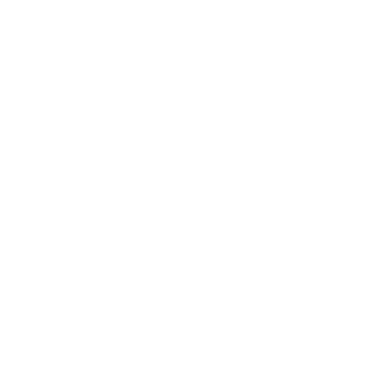 Black and white stylized fox head logo with flowing lines.