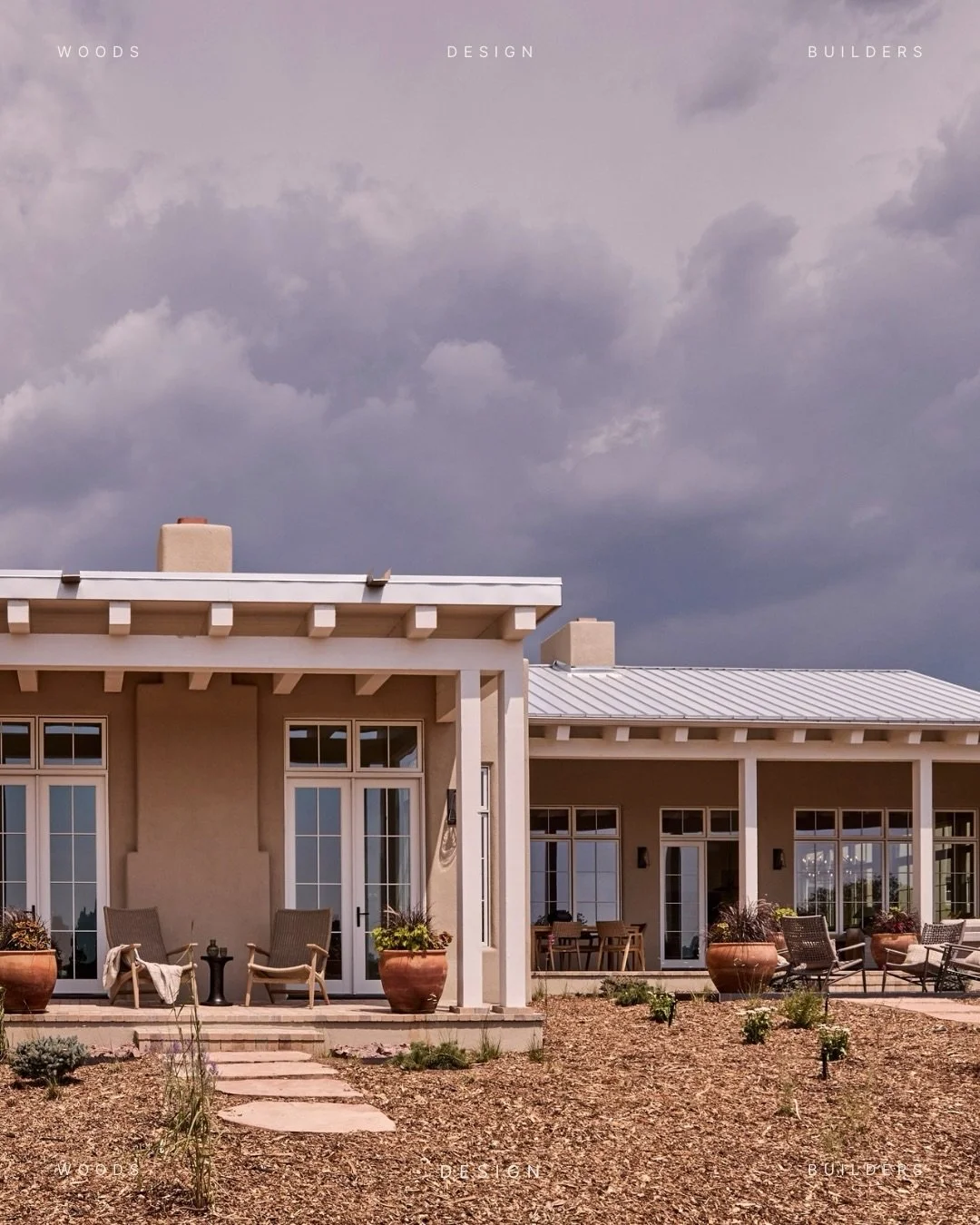 From progress to completion at the Gonzales Residence.

This Santa Fe home brings together traditional Northern New Mexico architecture with a fresh, natural approach.
Reclaimed wood beams, white plaster walls and warm wood floors create a neutral ba