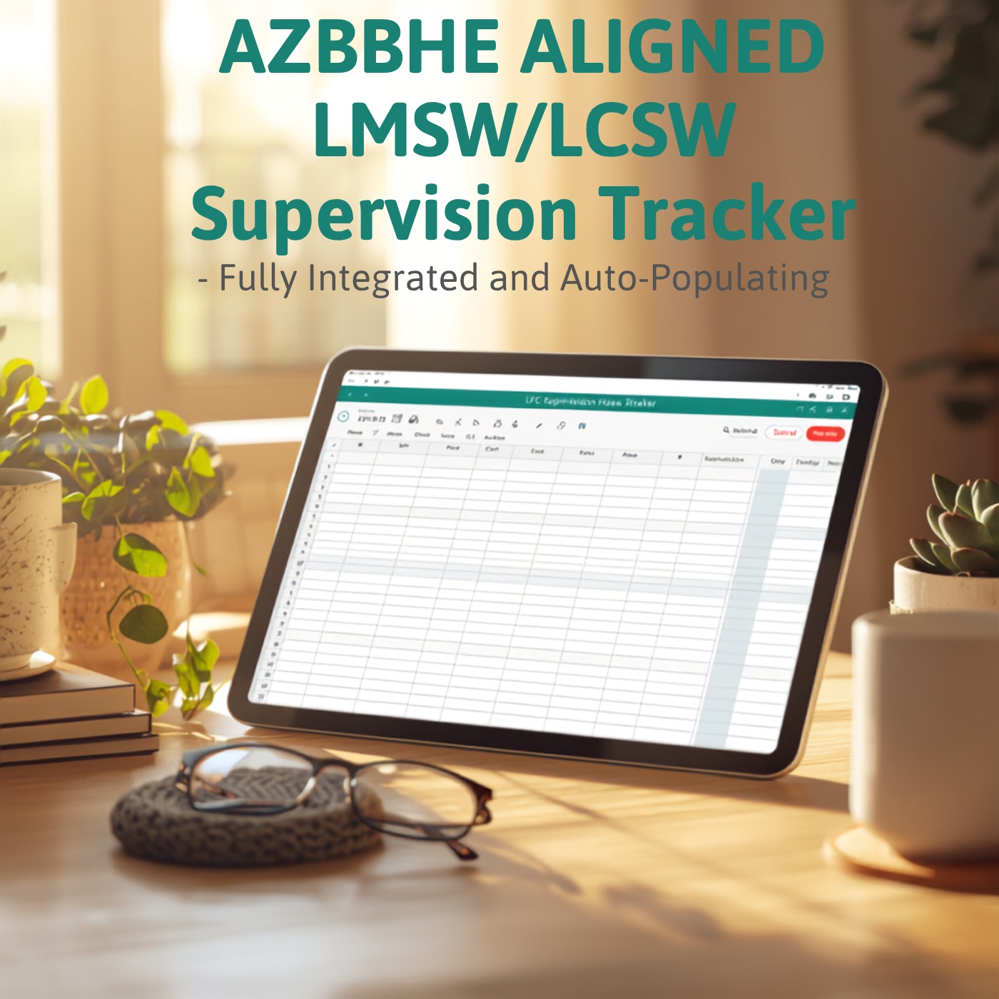 Arizona LMSW → LCSW Supervision Hours Tracker (Excel Workbook)