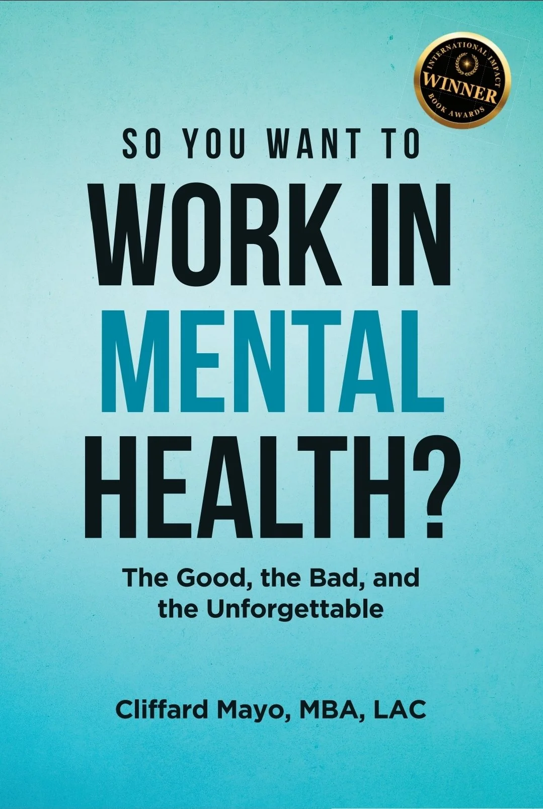 So you want to work in Mental Health?: The Good, The Bad, and The Unforgettable (First Edition PDF)