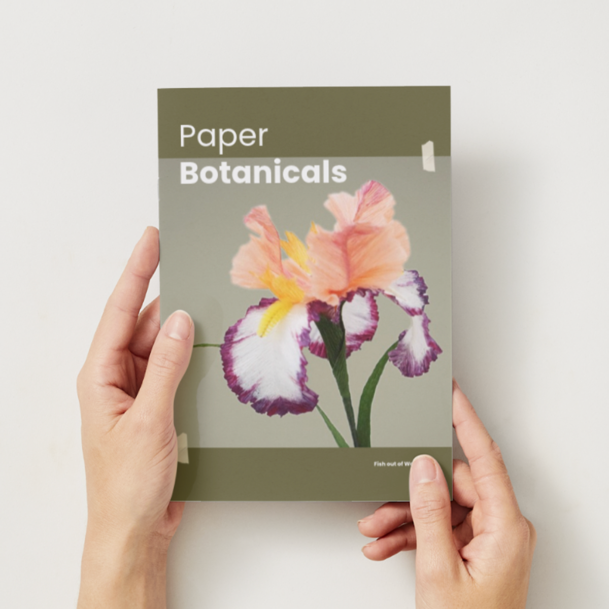 Paper Botanicals workshop creating lifelike flowers from paper.