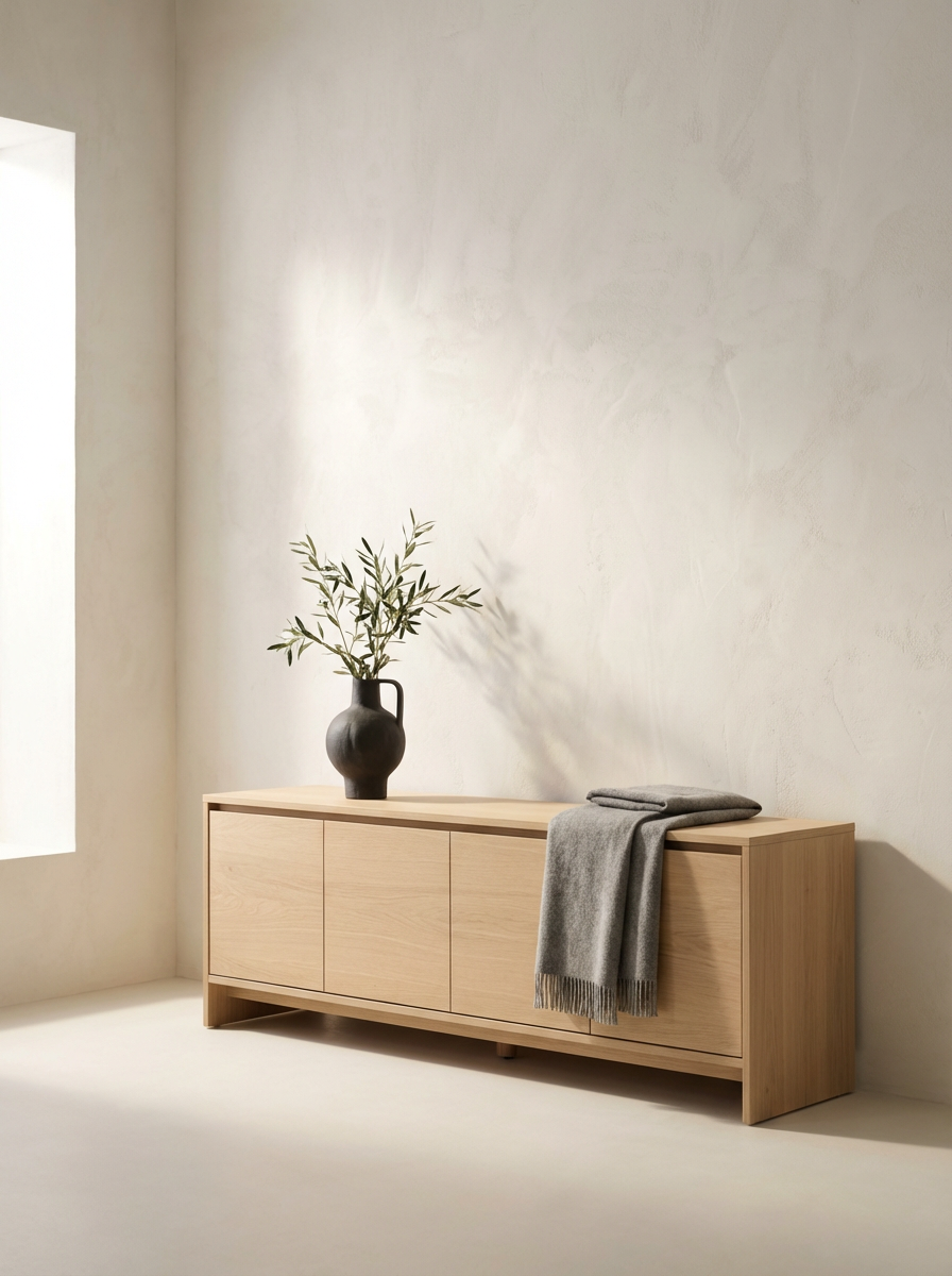 White Oak Credenza