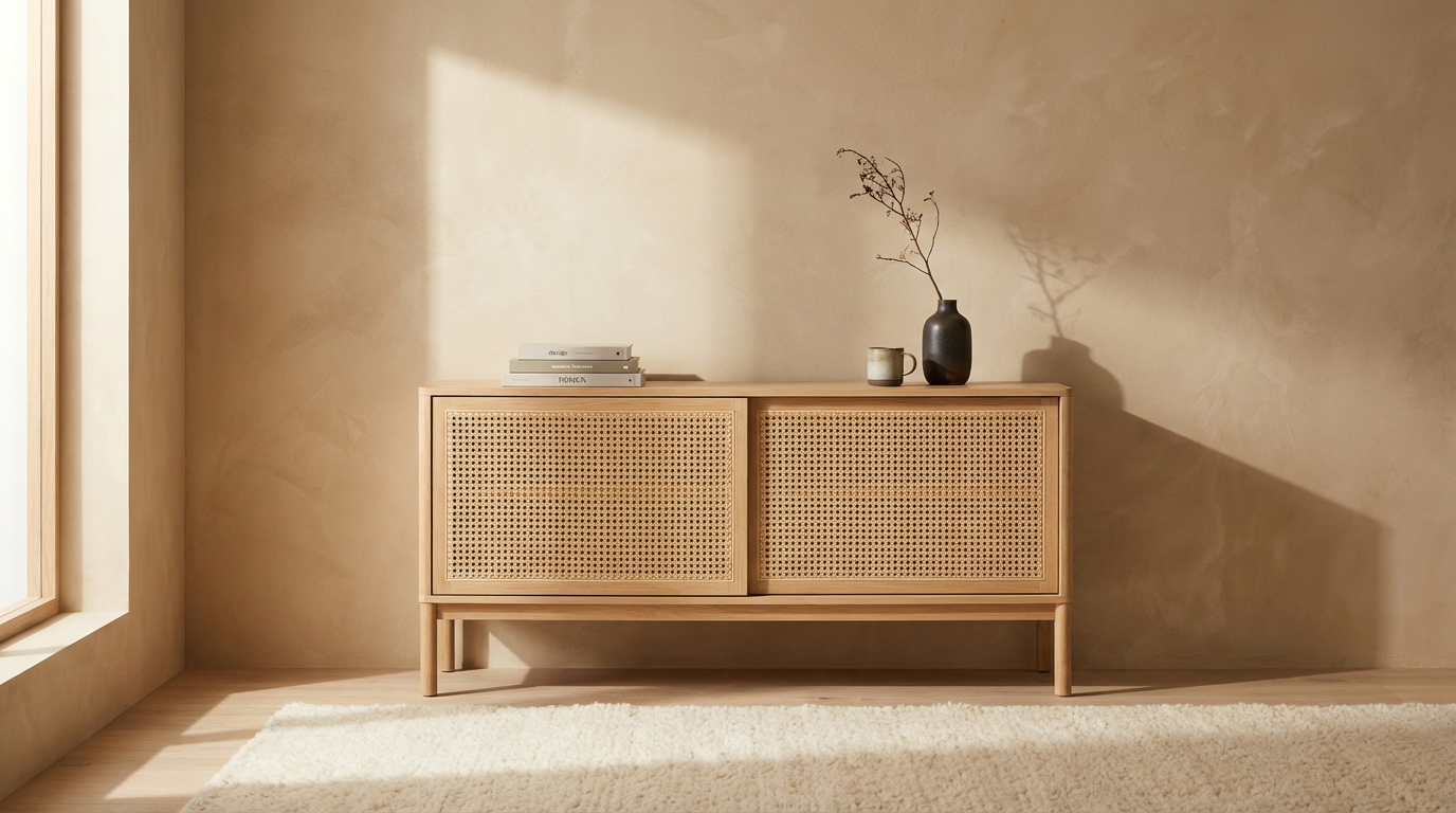 White Oak Credenza