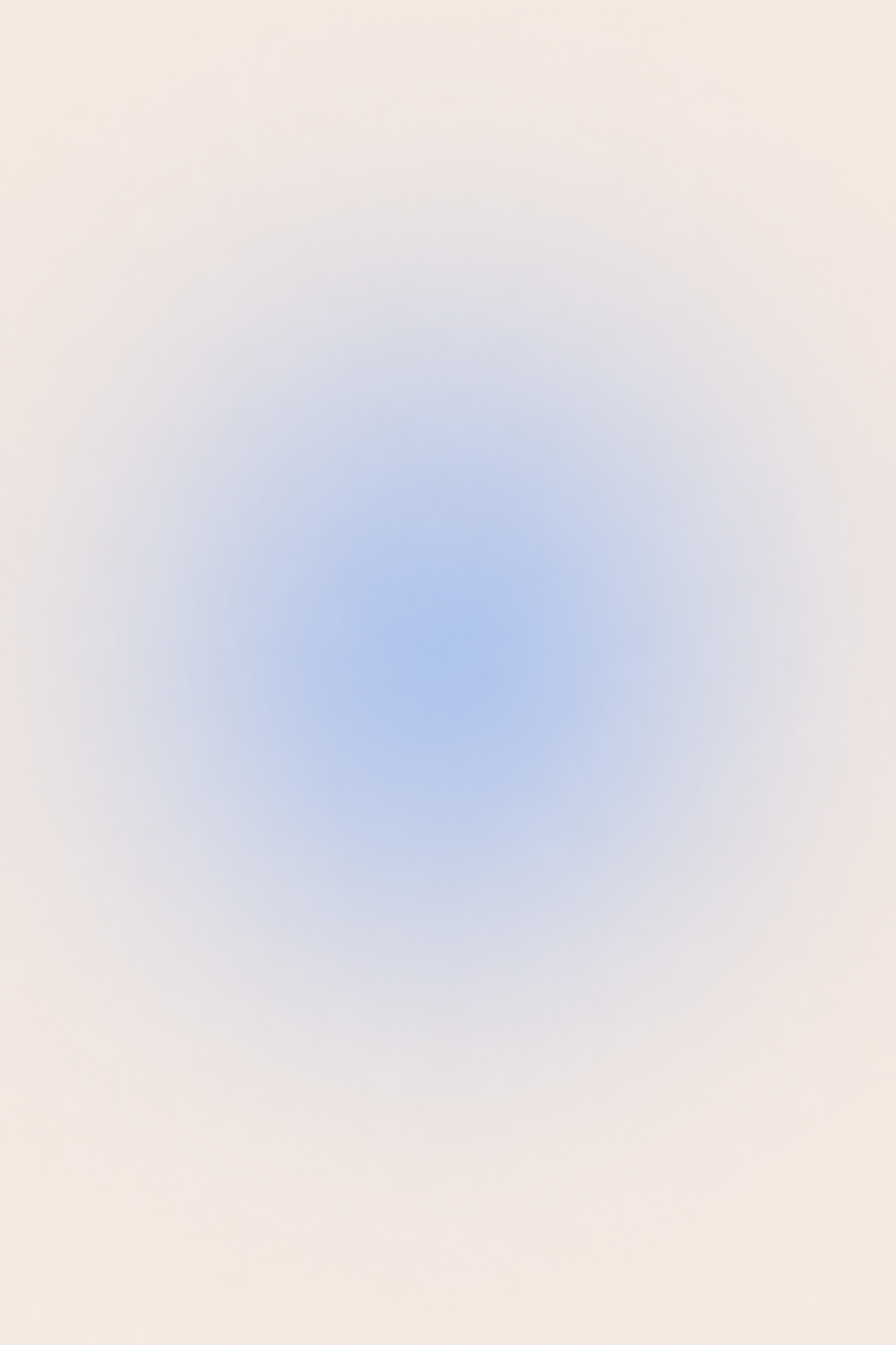 Un fond blanc avec un cercle flou bleu au centre.