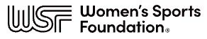 Women's Sports Foundation logo with stylized 'WSF' and text