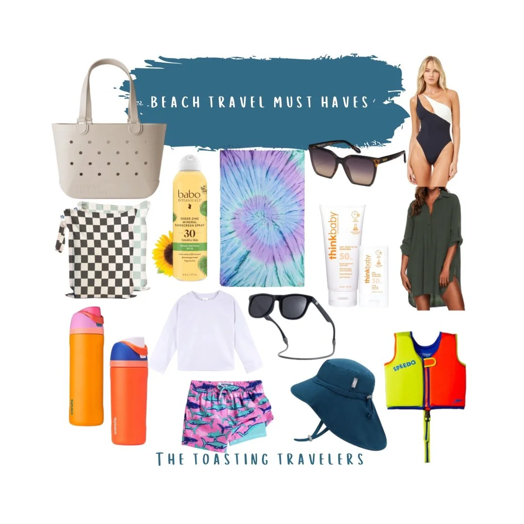 beach travel must haves