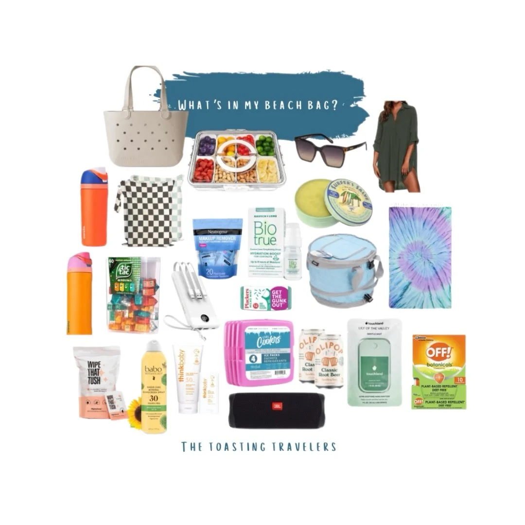 What’s in my beach bag?