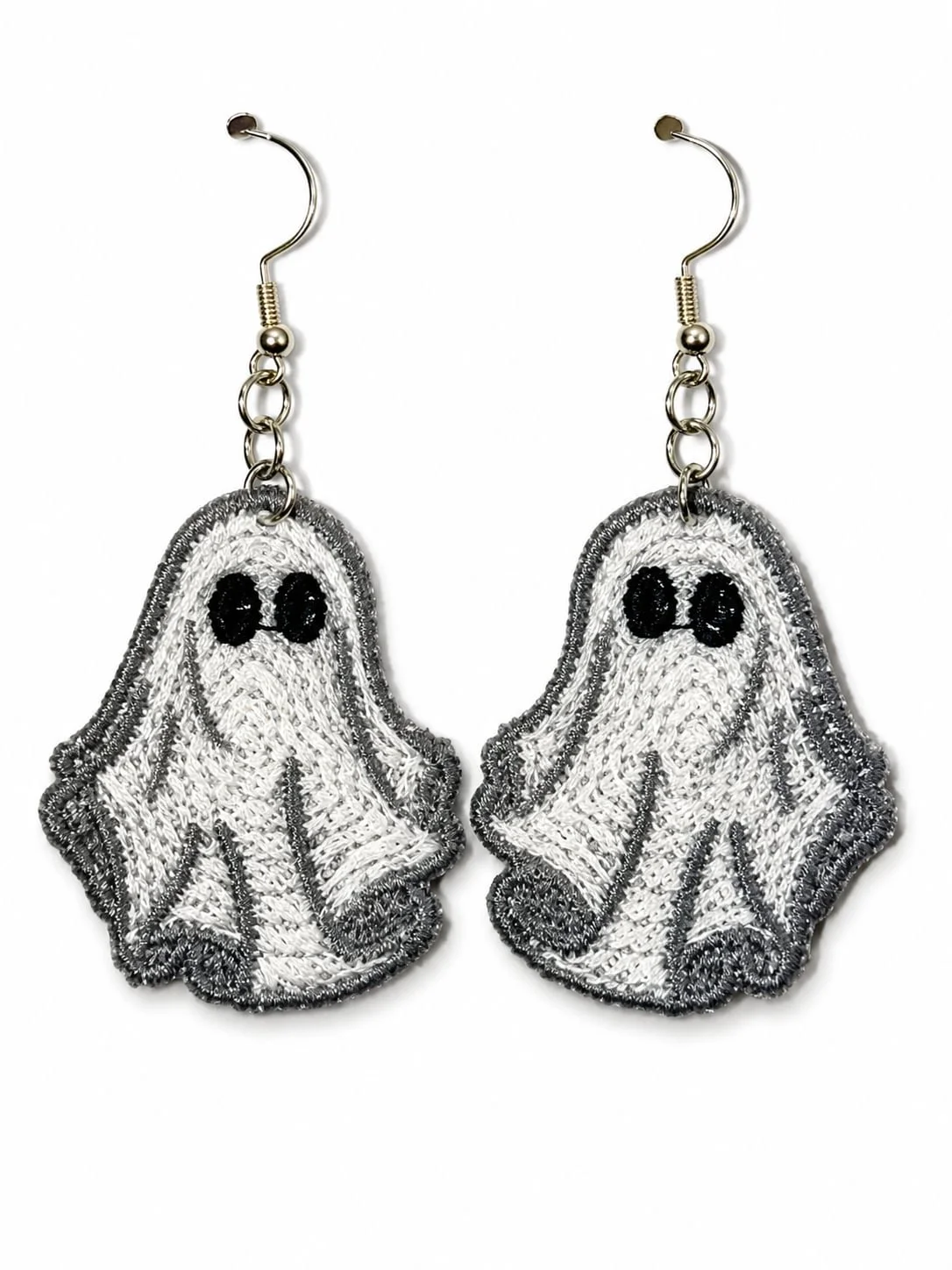 Chained Ghost Lace Earrings