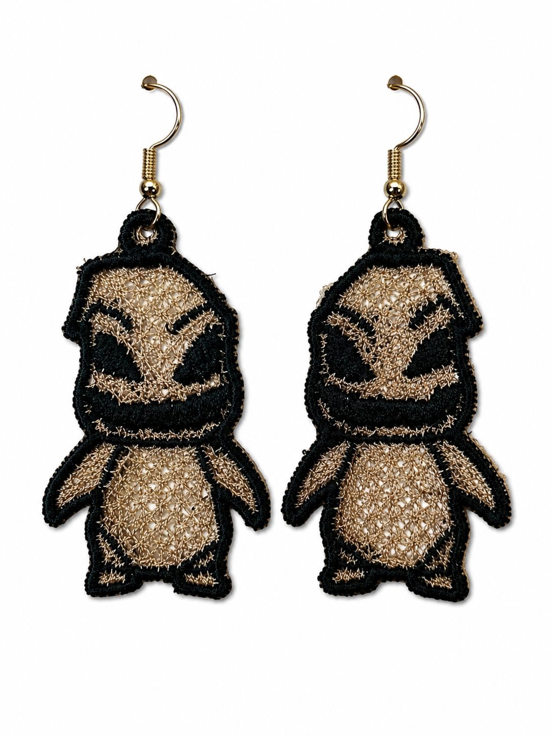 Boogie-Inspired Lace Earrings