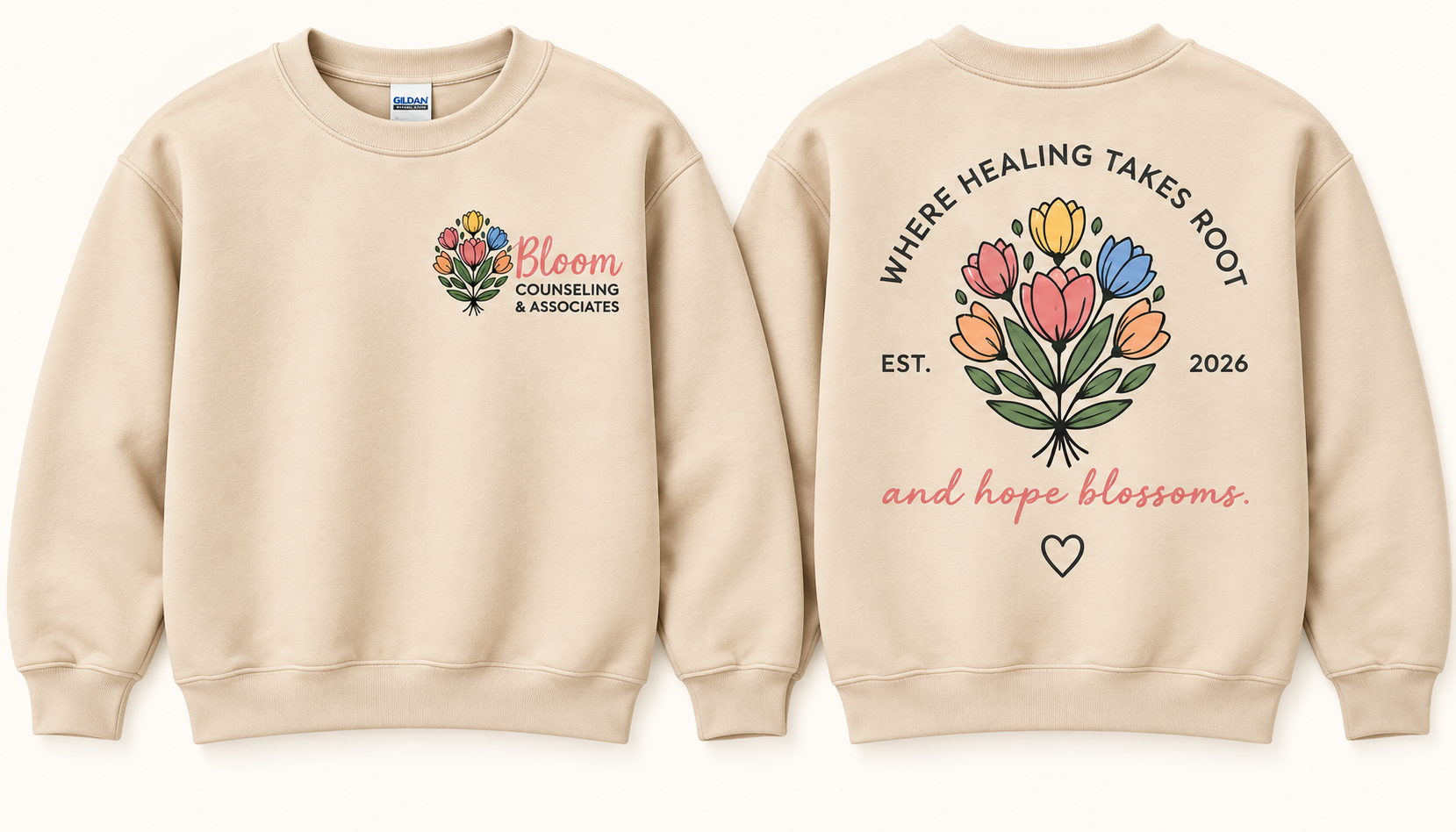 Bloom & Blossom Crewneck