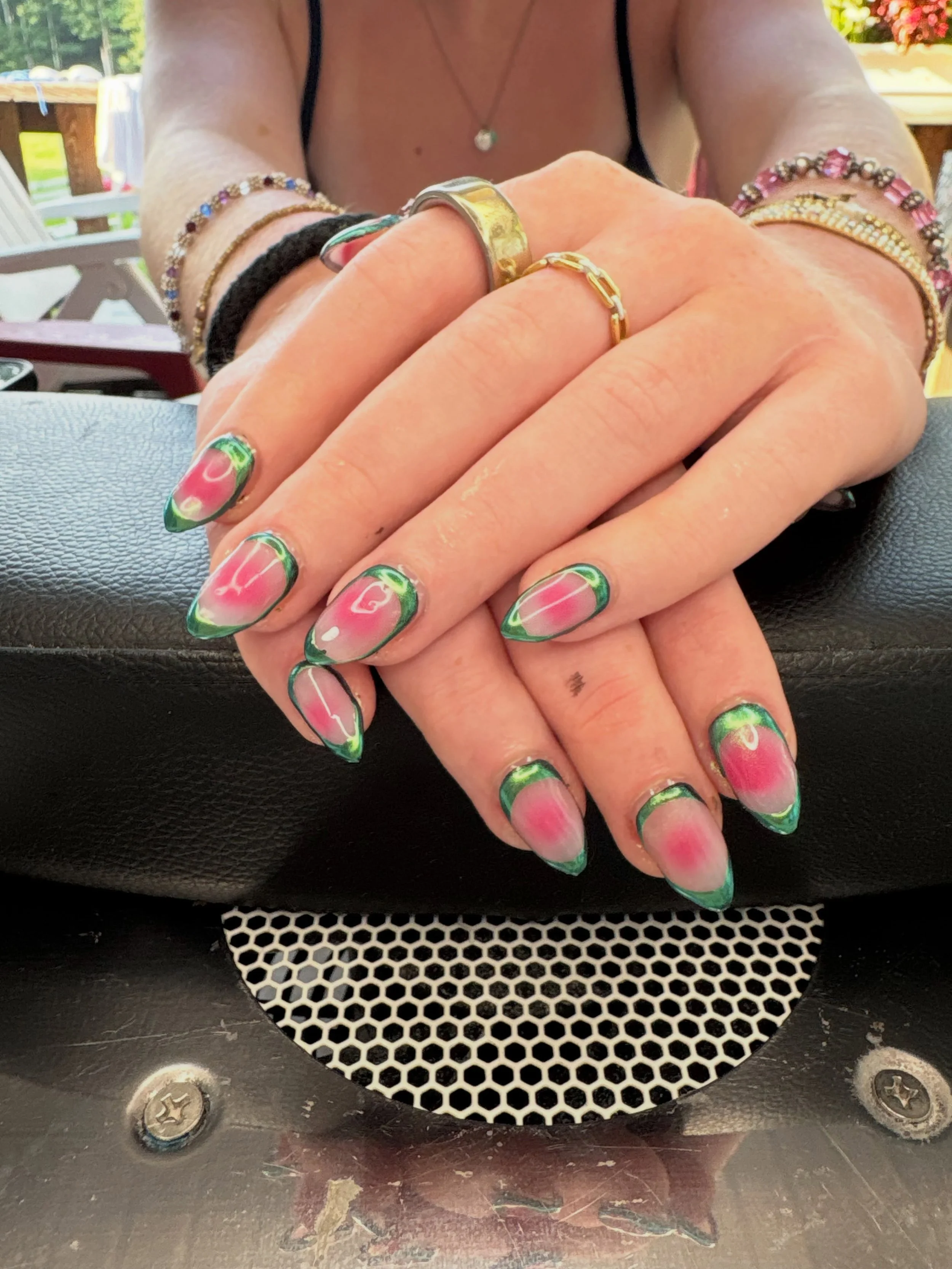 Cute summer nails for @annab0wman