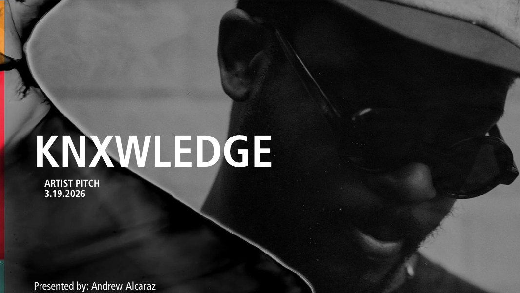 A&R: Artist Pitch