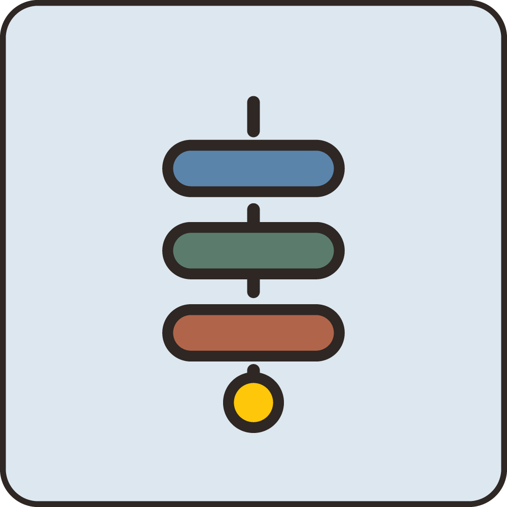 chiropractic square icon