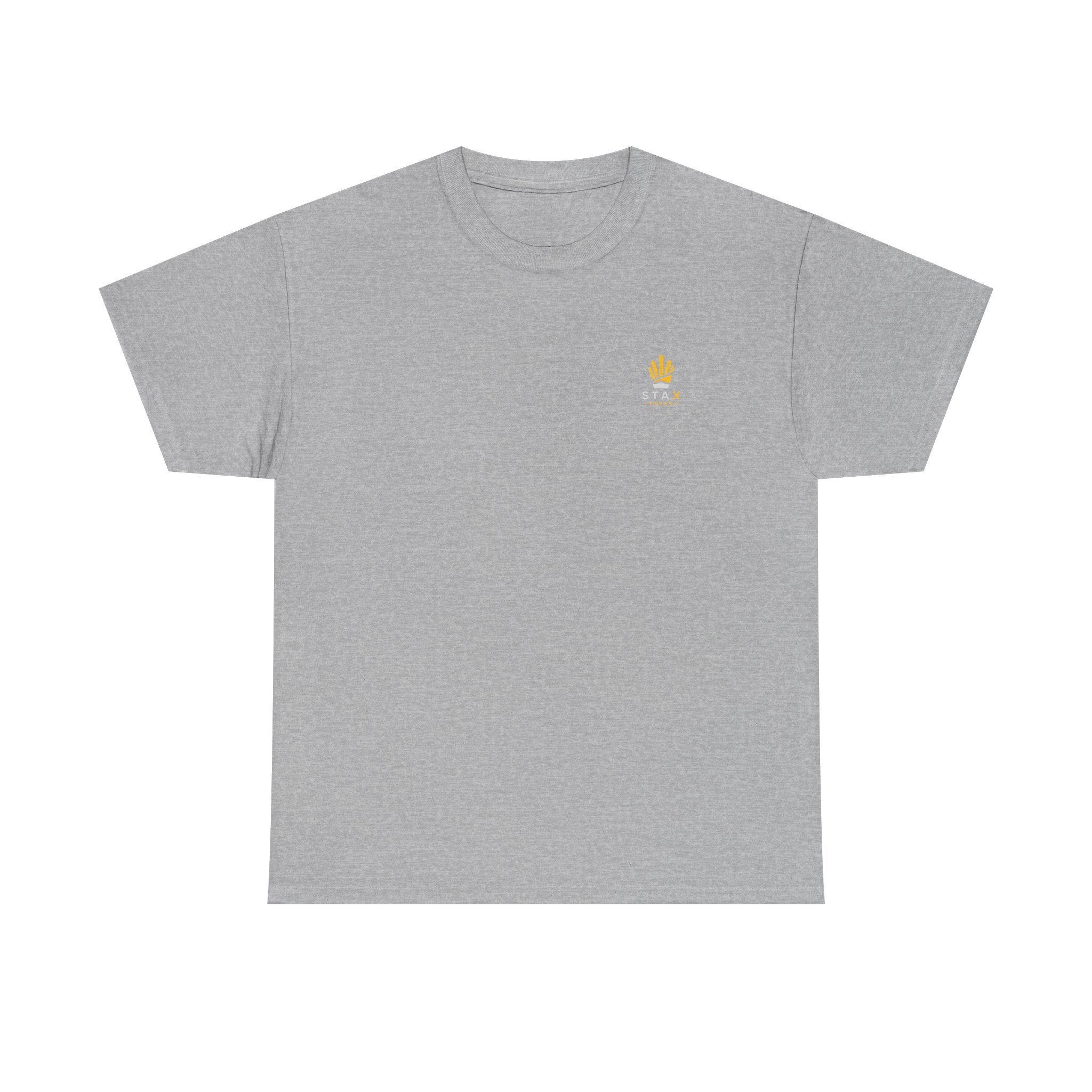 T-Shirt — Minimal Gold Heart Chest Logo Tee