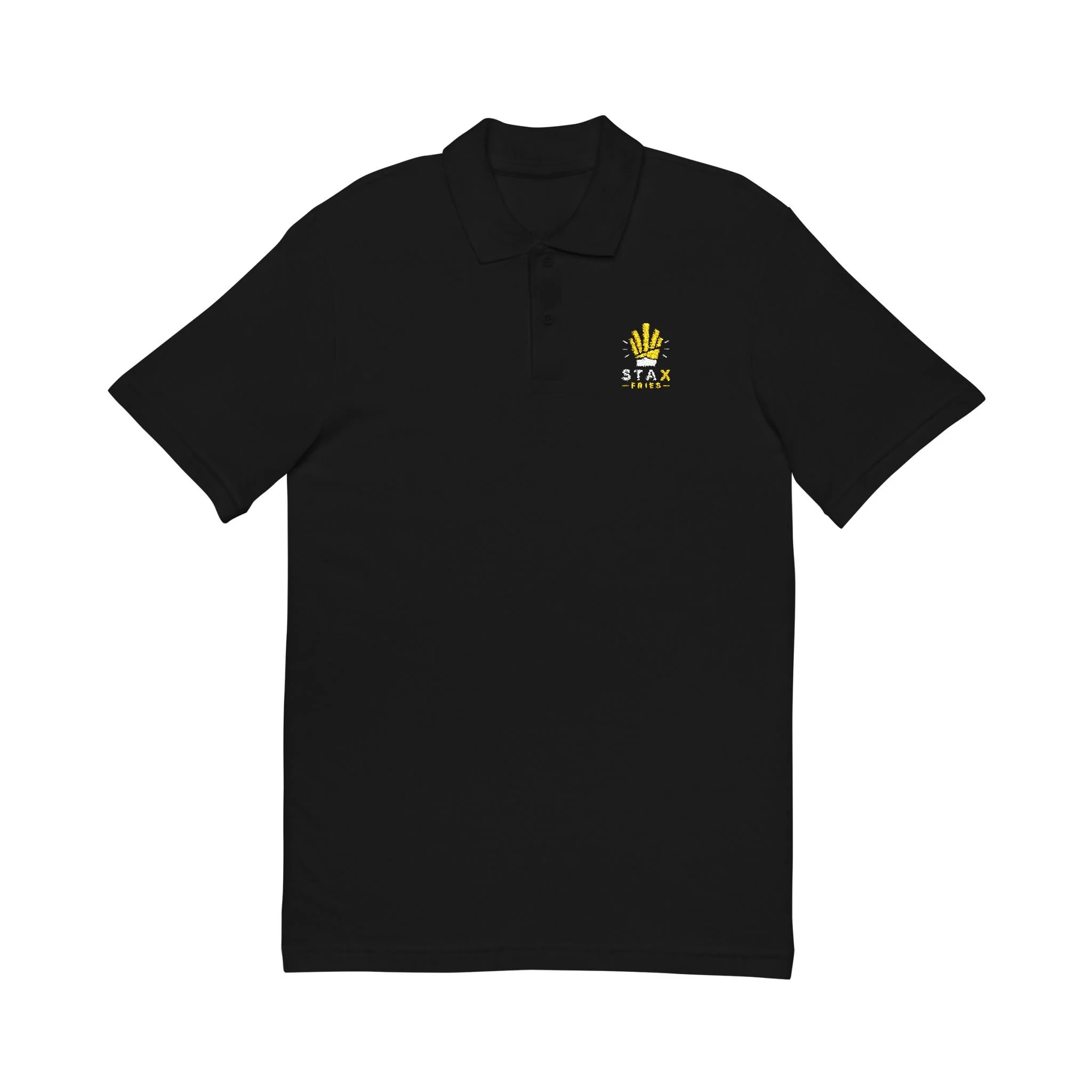 Yellow French Fry Hand Patch Polo