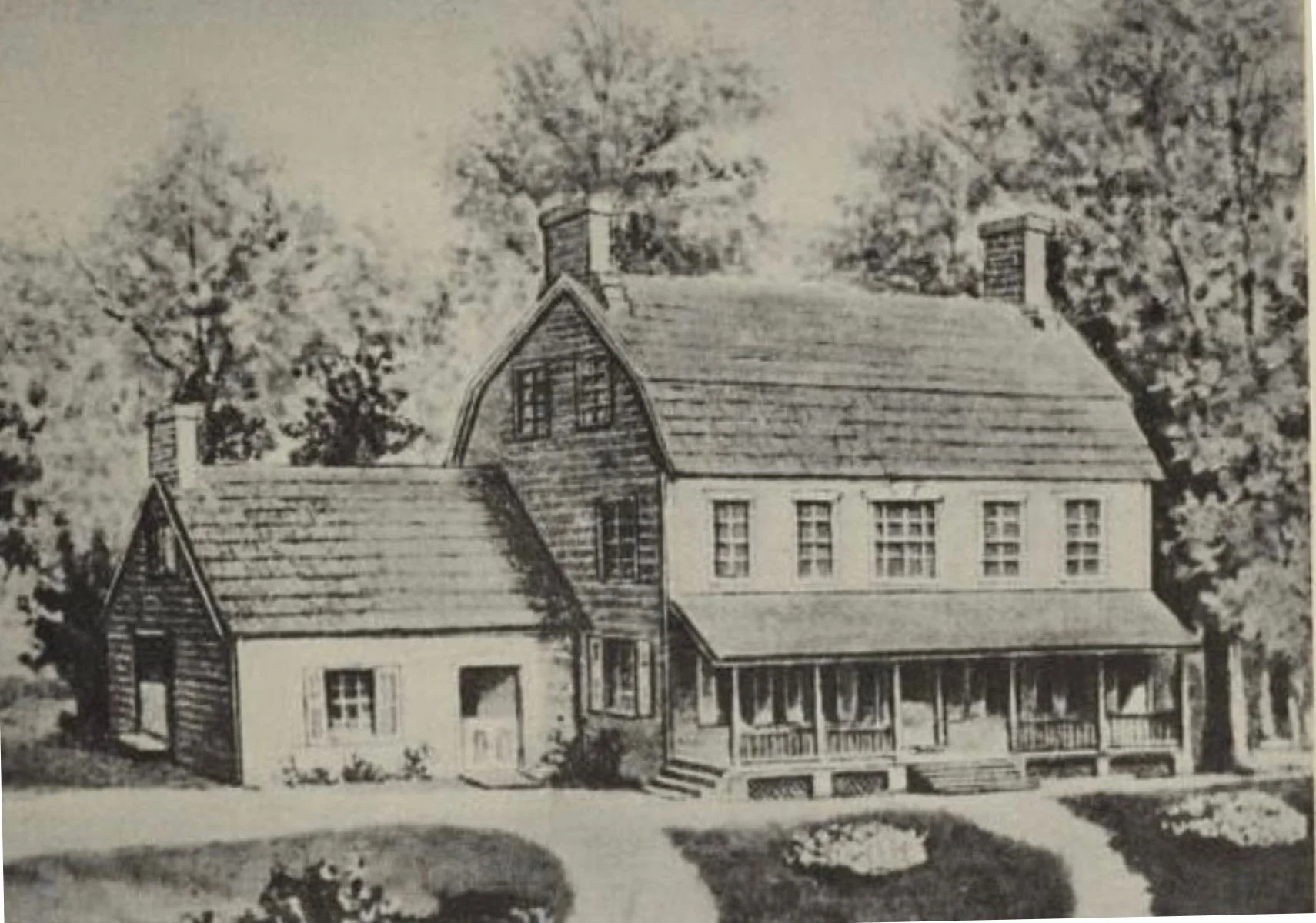 The Brinkerhoff House in Fishkill, NY, during the Revolution