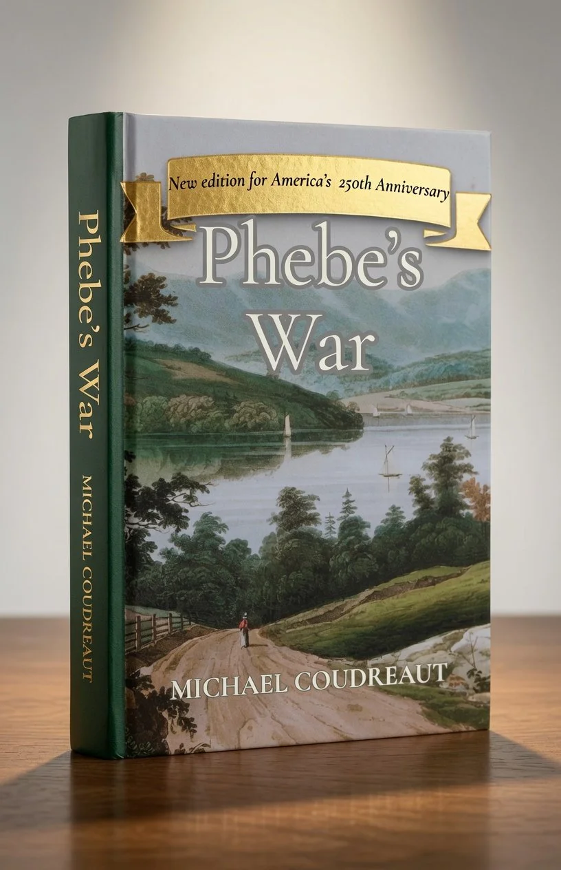Photo of the hardback book, Phebe's War